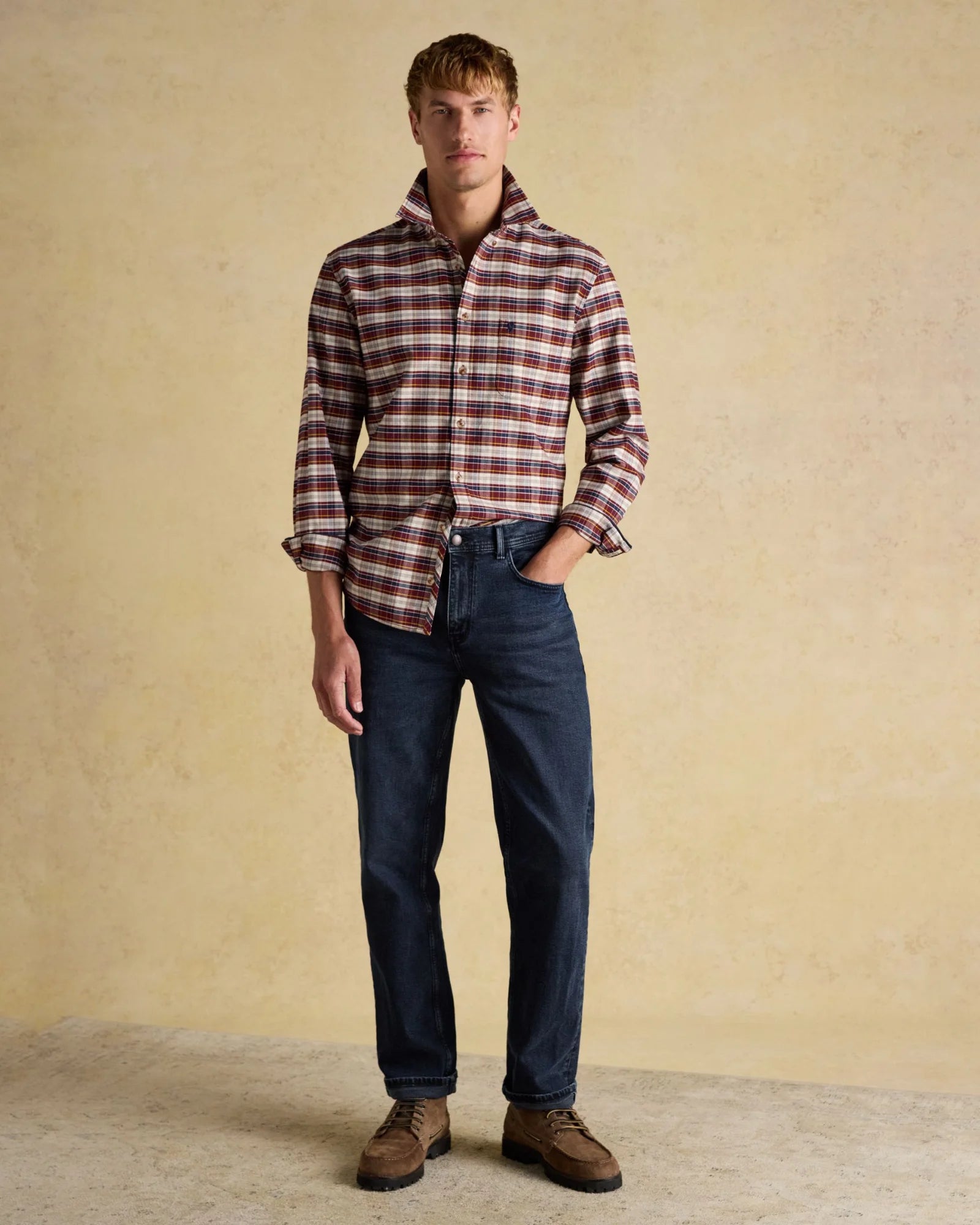 Oxford Check Shirt - Red