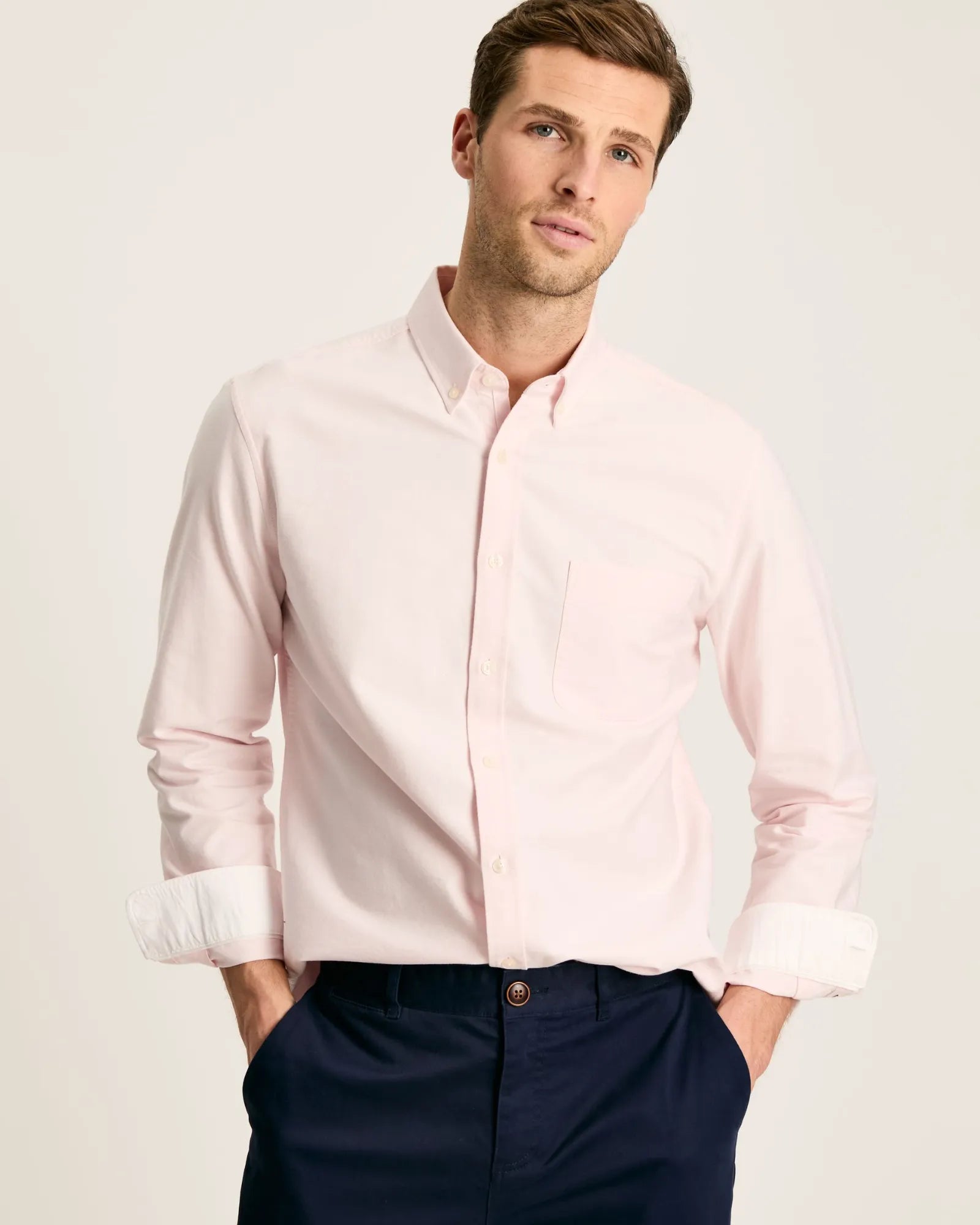 Oxford Pink Long Sleeve Classic Fit Shirt