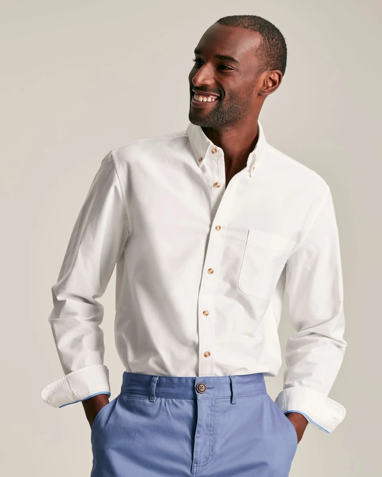 Oxford White Long Sleeve Classic Fit Shirt