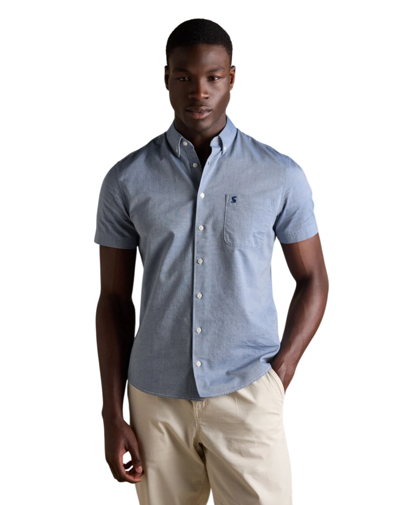 Oxford Short Sleeve Shirt - Chambray Blue
