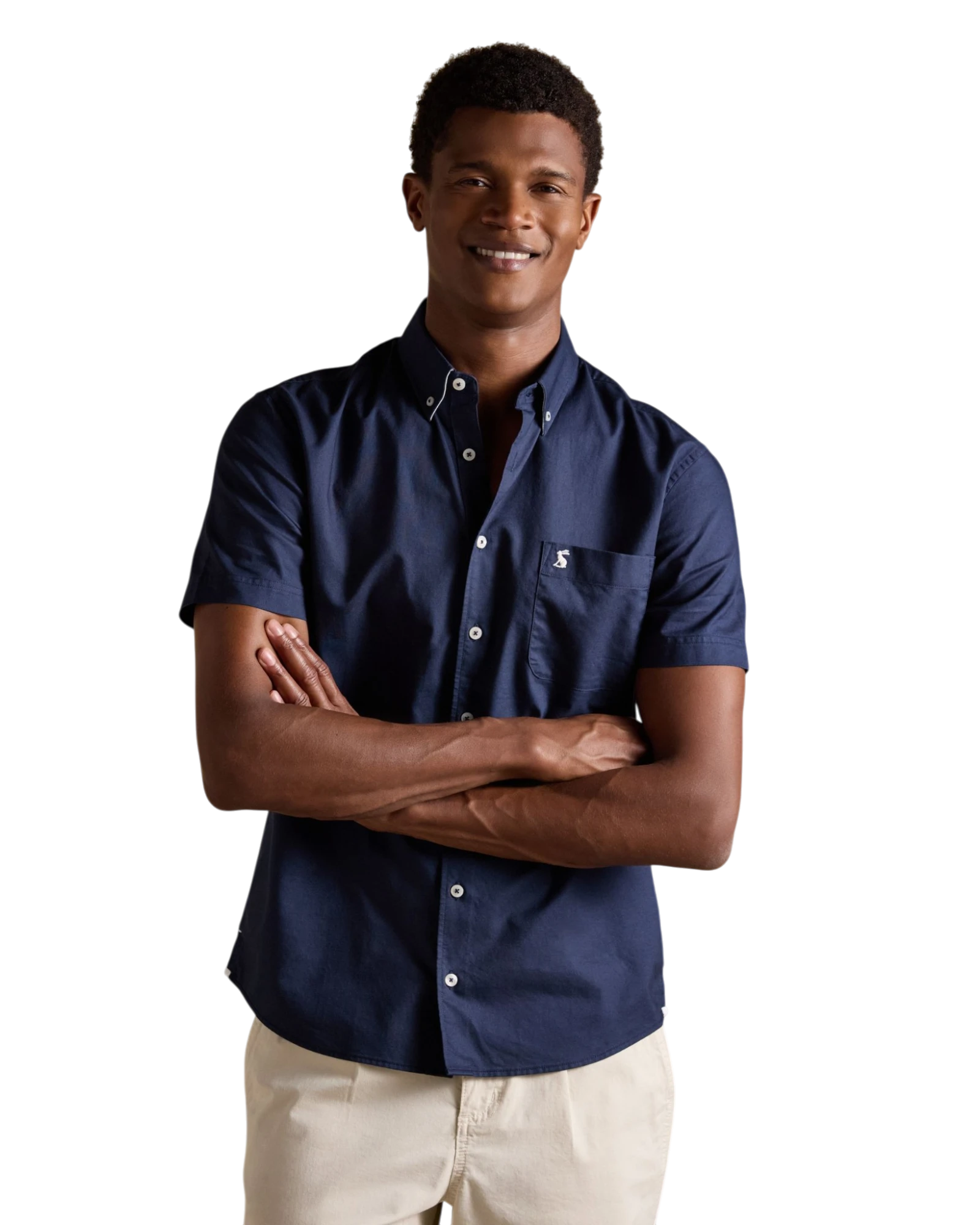 Oxford Short Sleeve Shirt - Navy