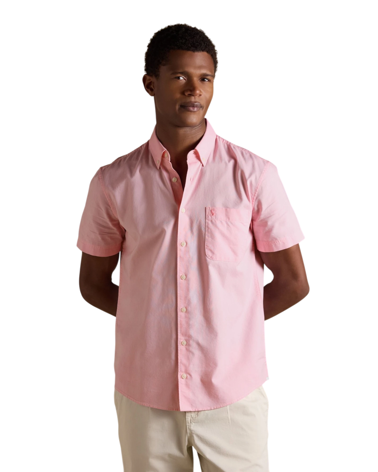 Oxford Short Sleeve Shirt - Pink