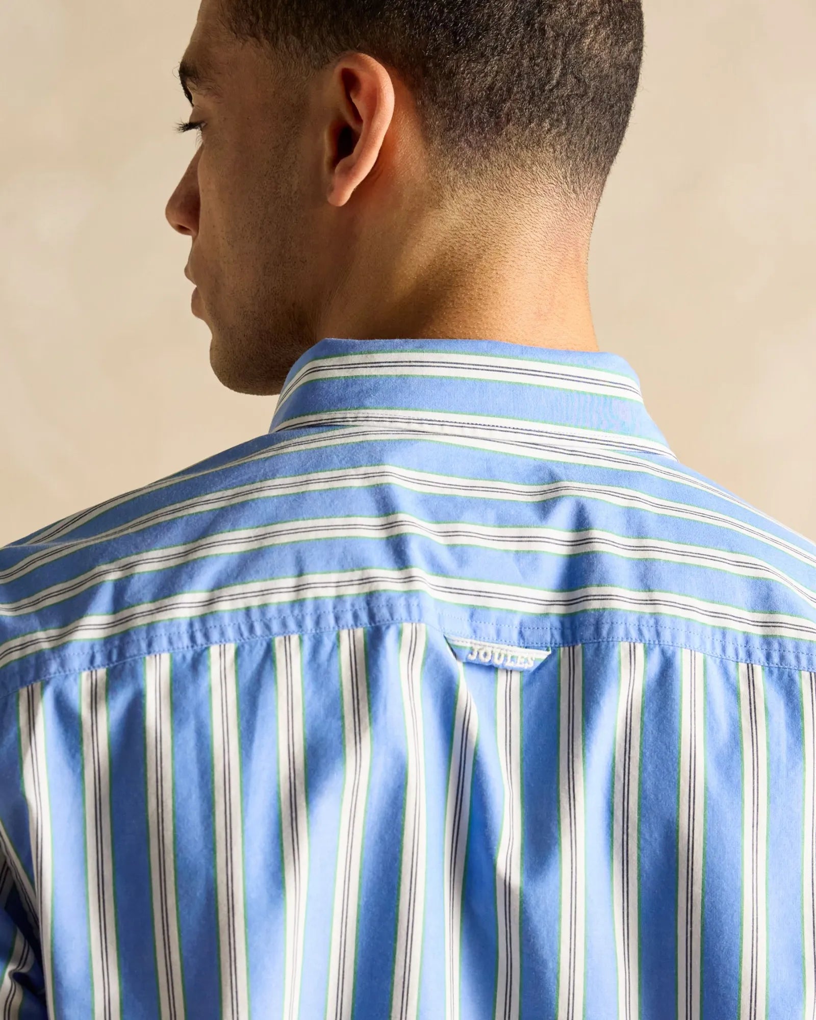 Poplin Shirt - Blue Stripe