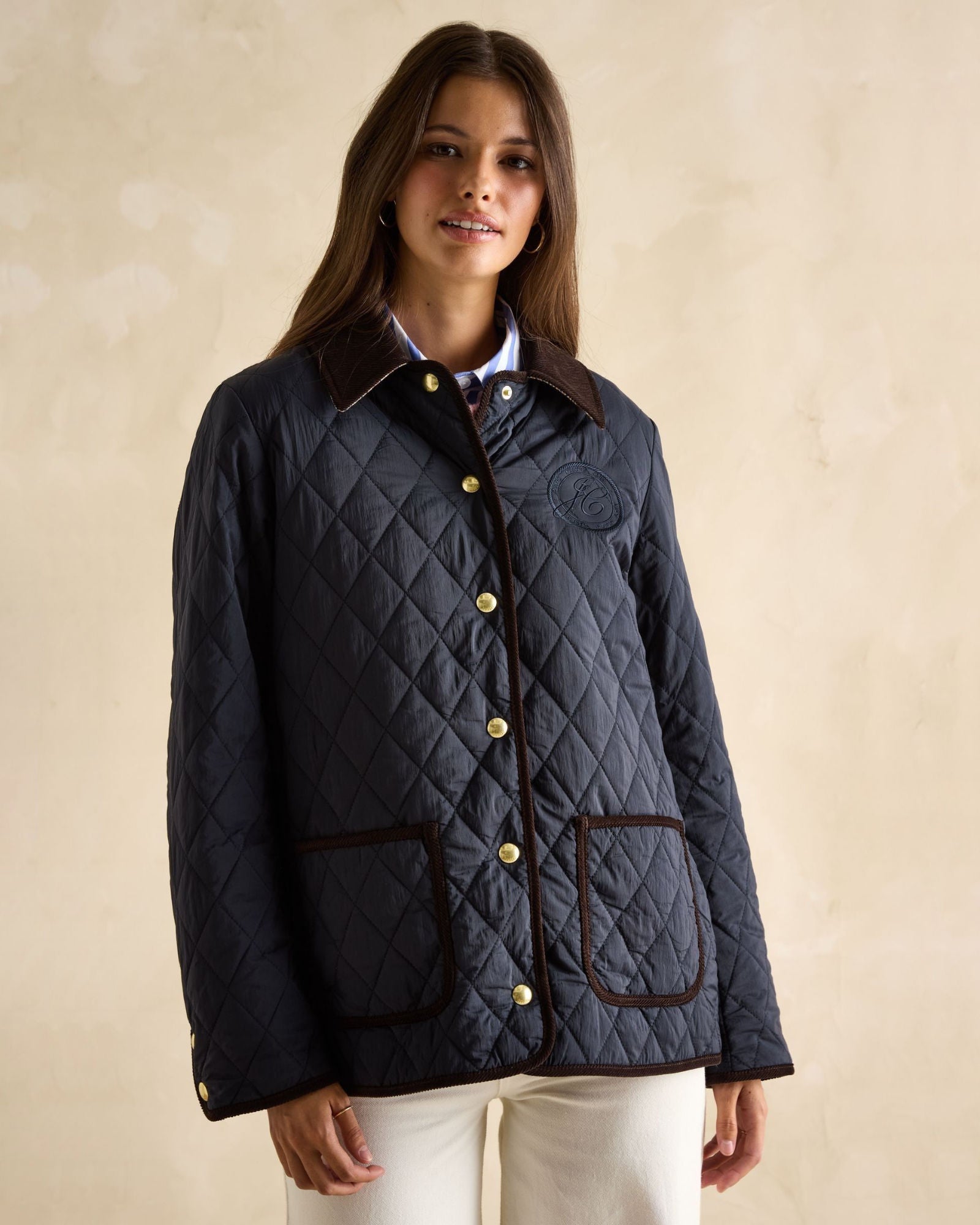 Quinn Coat - Navy Blue