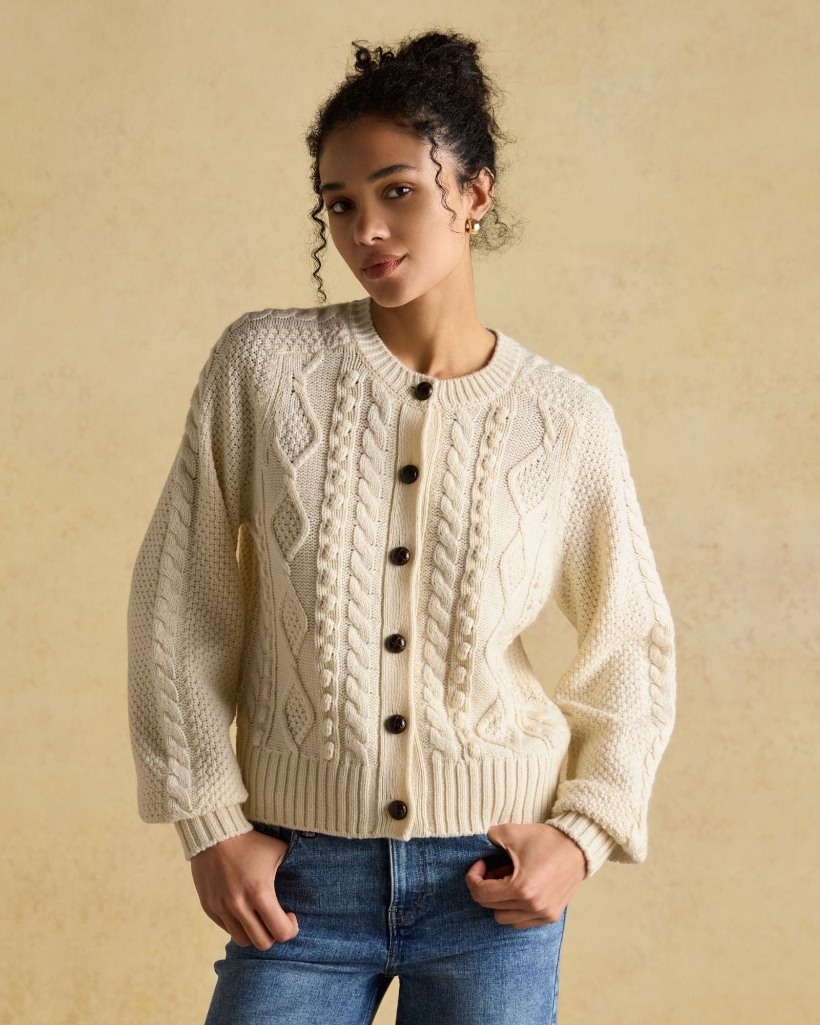 Rafferty Cardigan - Cream