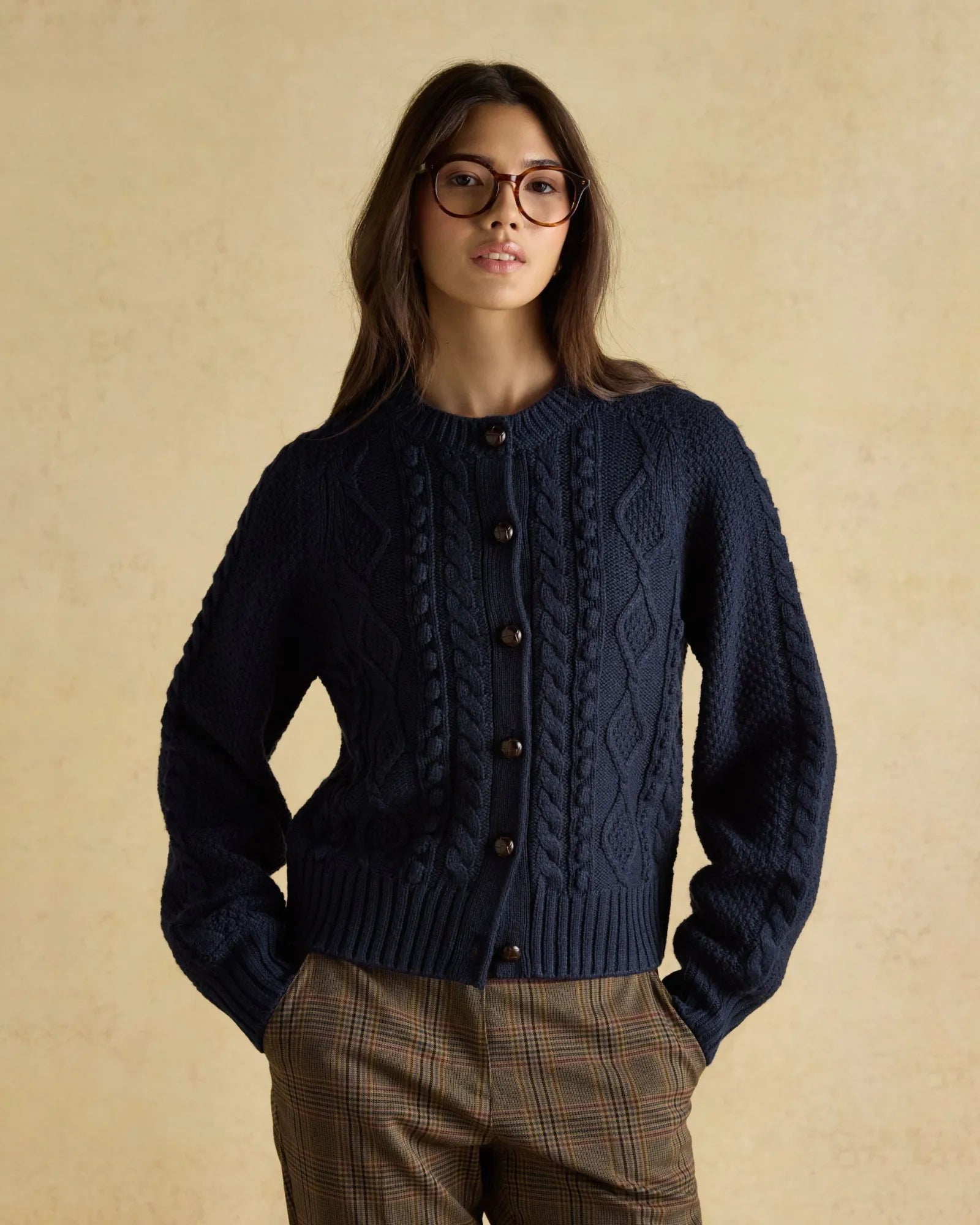 Rafferty Cardigan - Navy