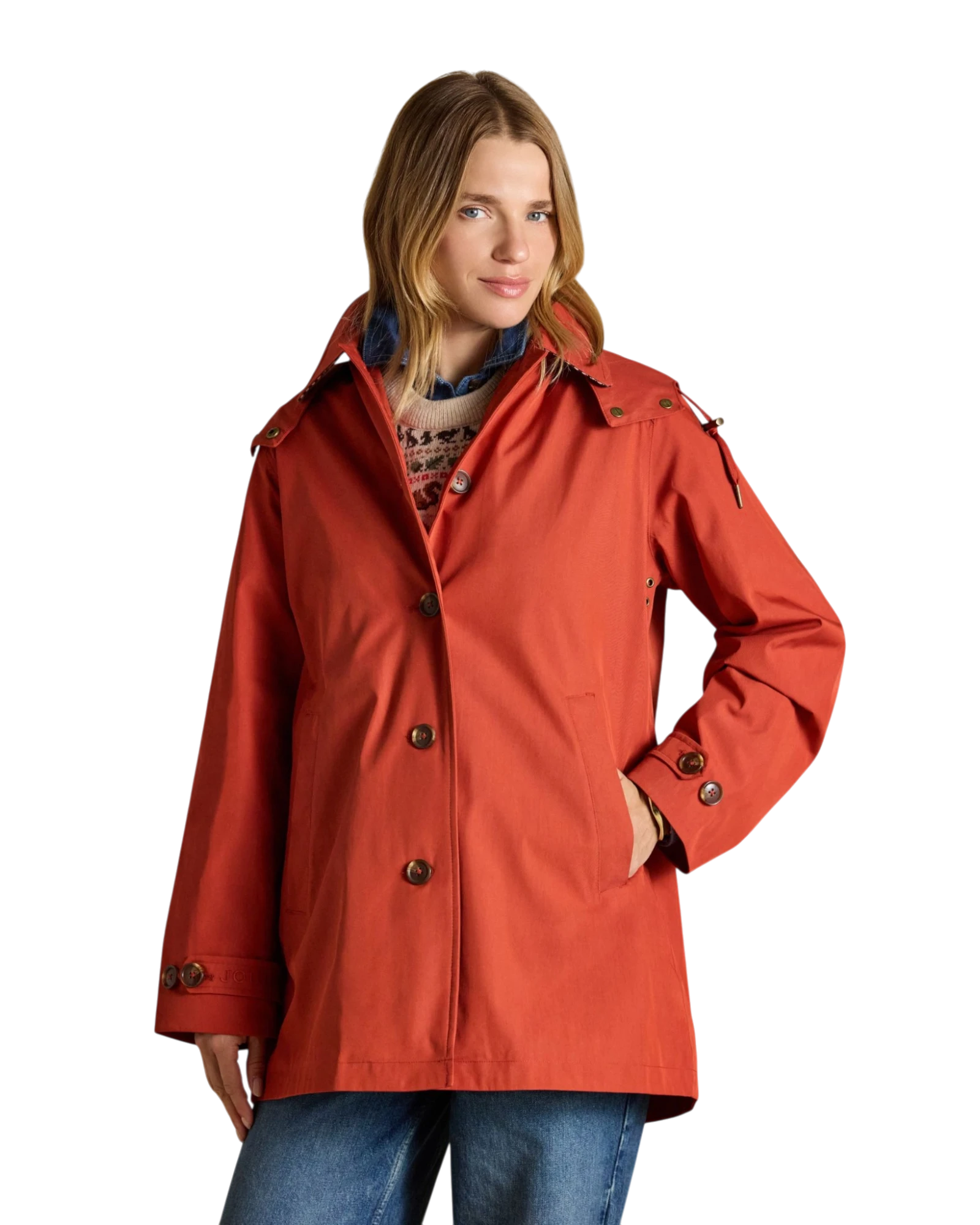 Rainmore Raincoat - Rust Red