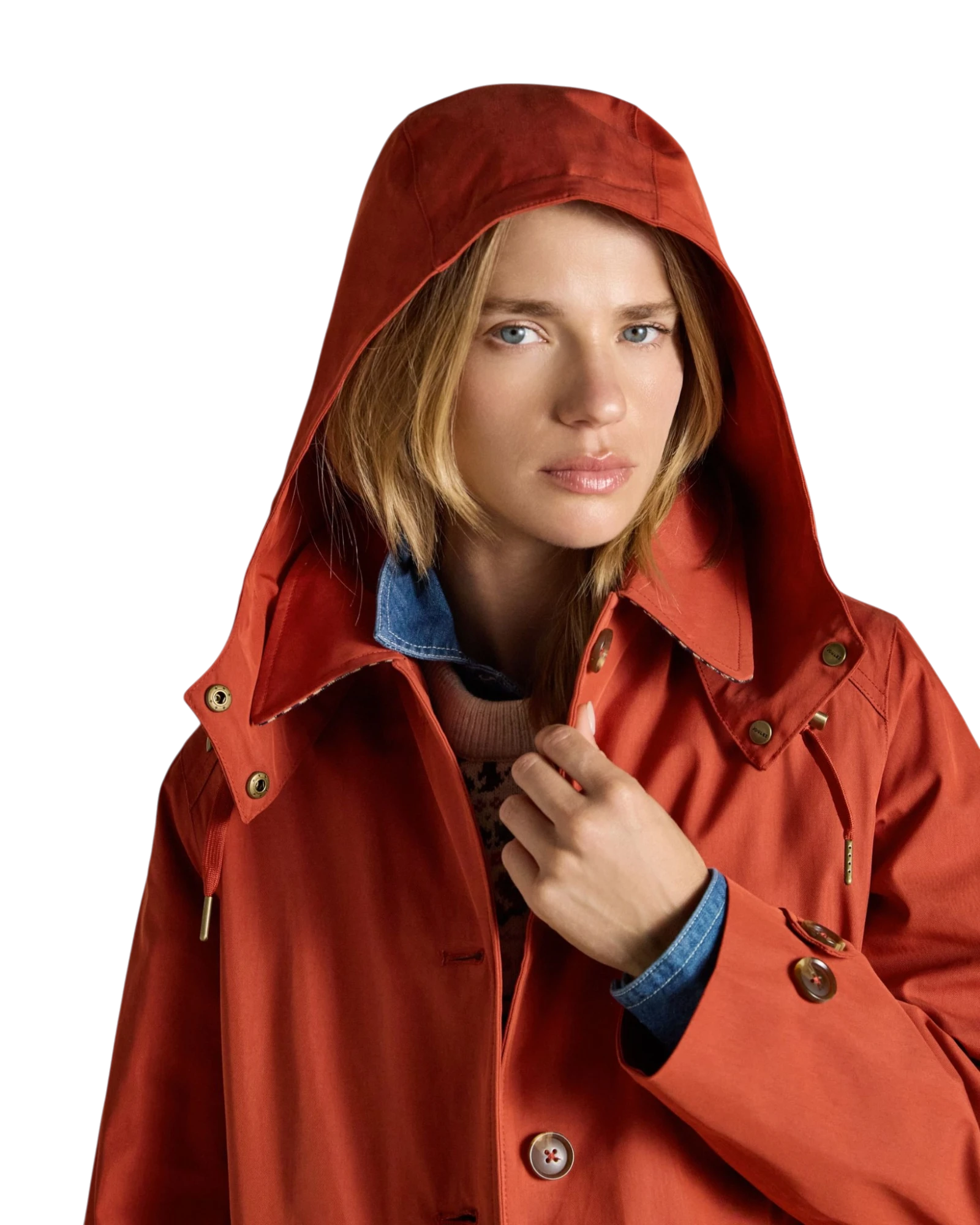 Rainmore Raincoat - Rust Red