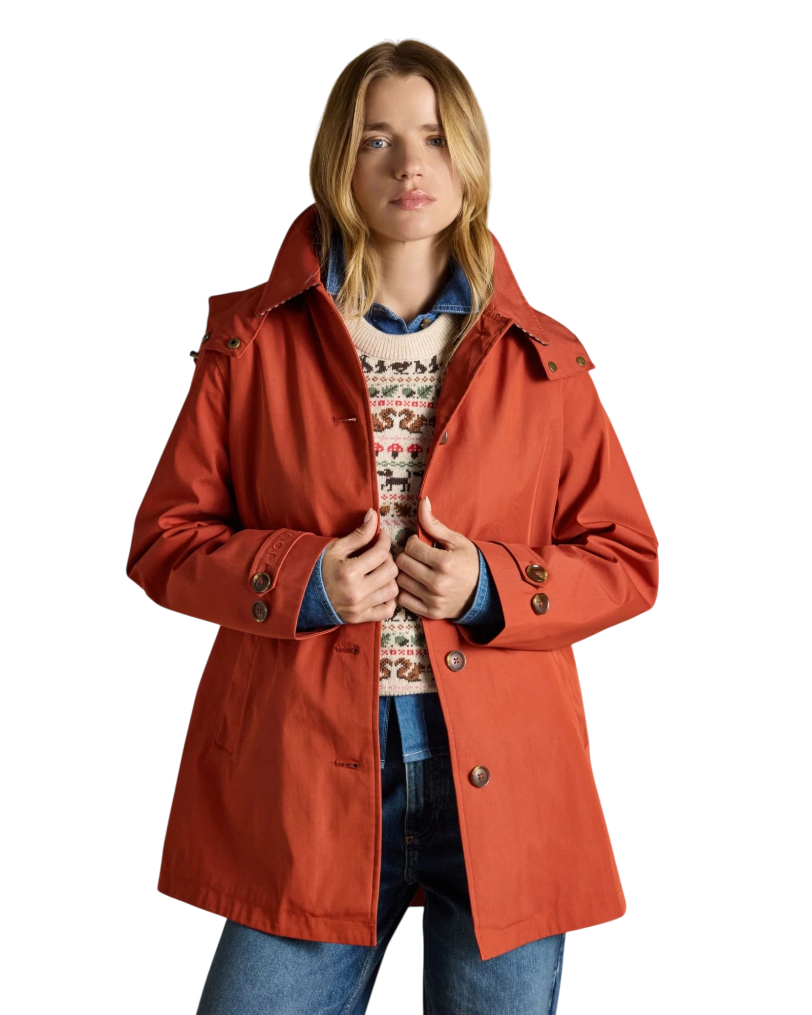 Rainmore Raincoat - Rust Red