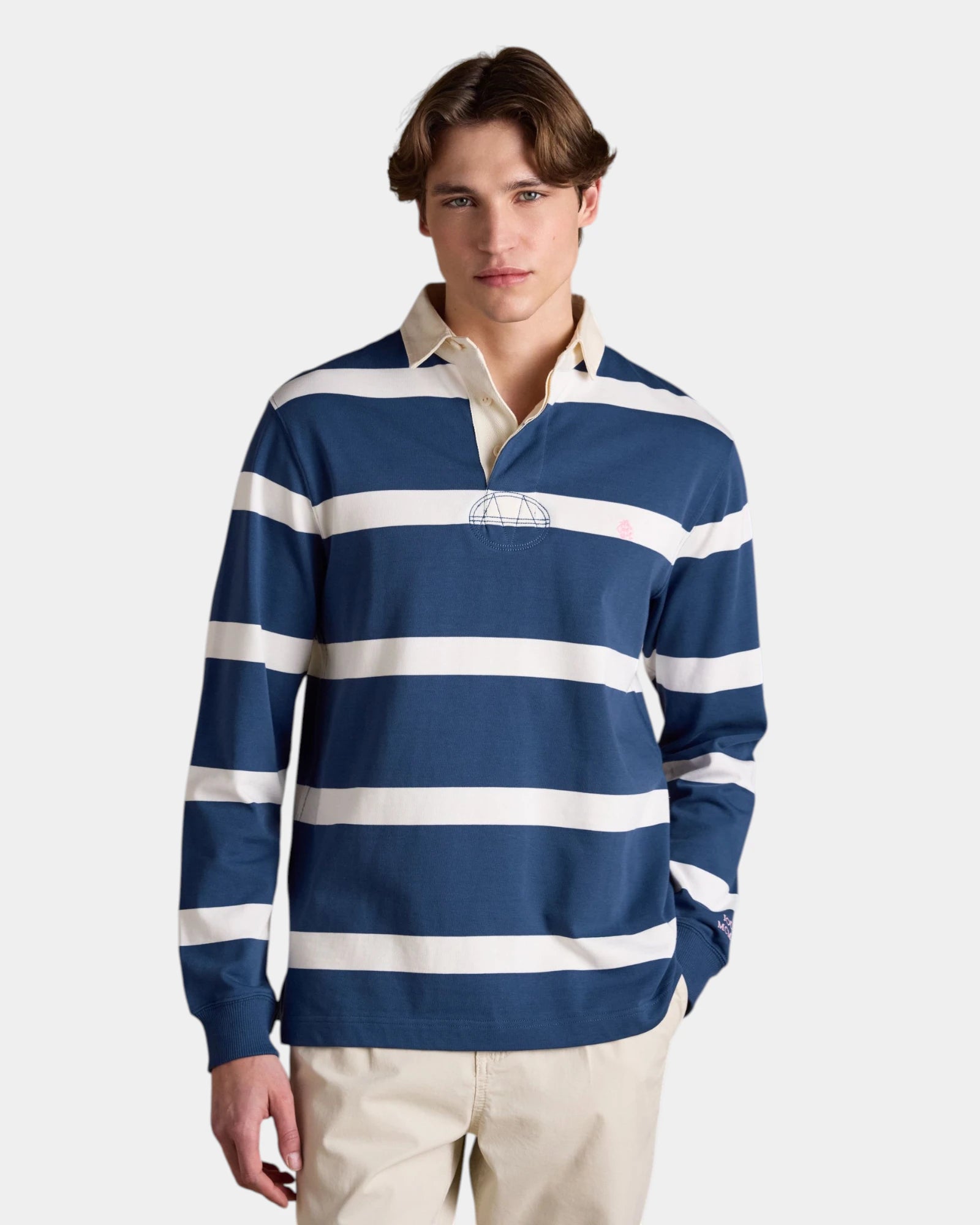 Rugby Shirt - Blue/White