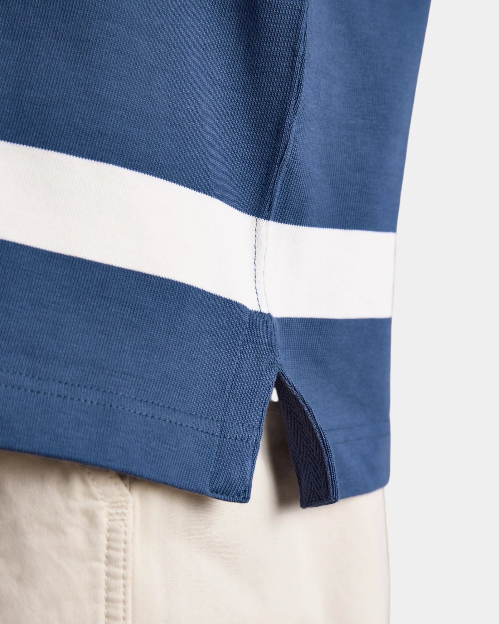 Rugby Shirt - Blue/White