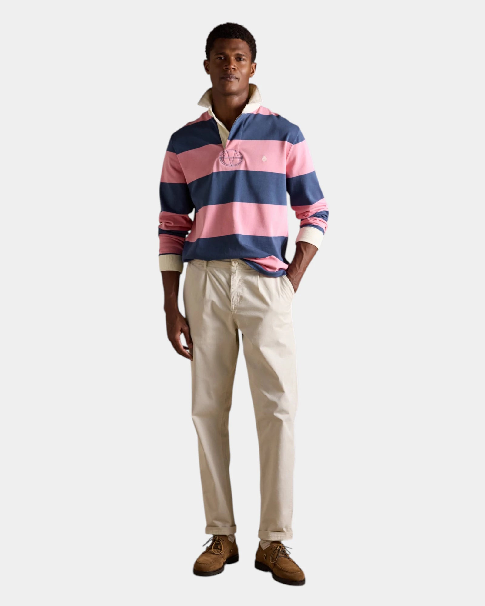 Rugby Shirt - Pink/Blue