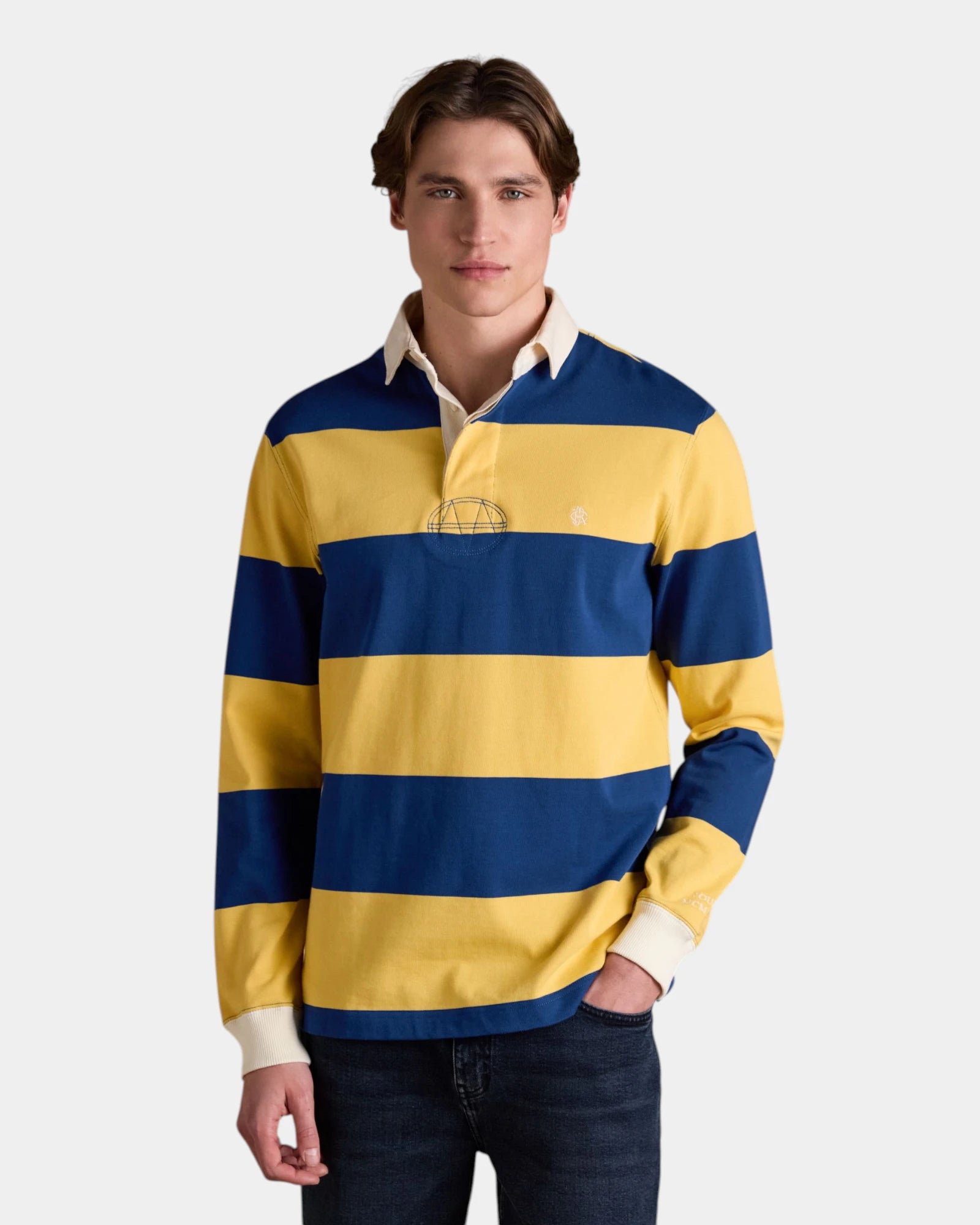 Rugby Shirt - Yellow/Blue