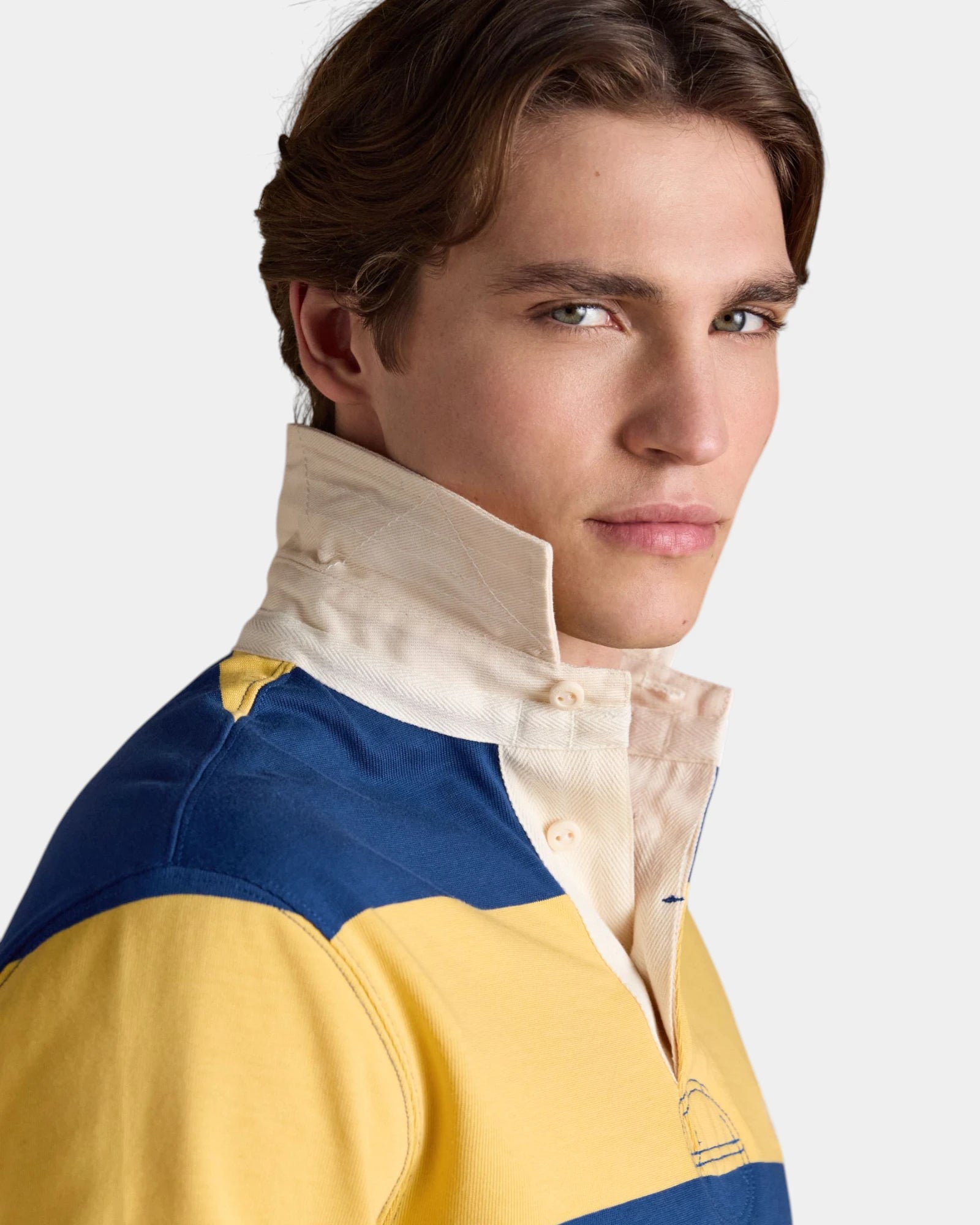 Rugby Shirt - Yellow/Blue