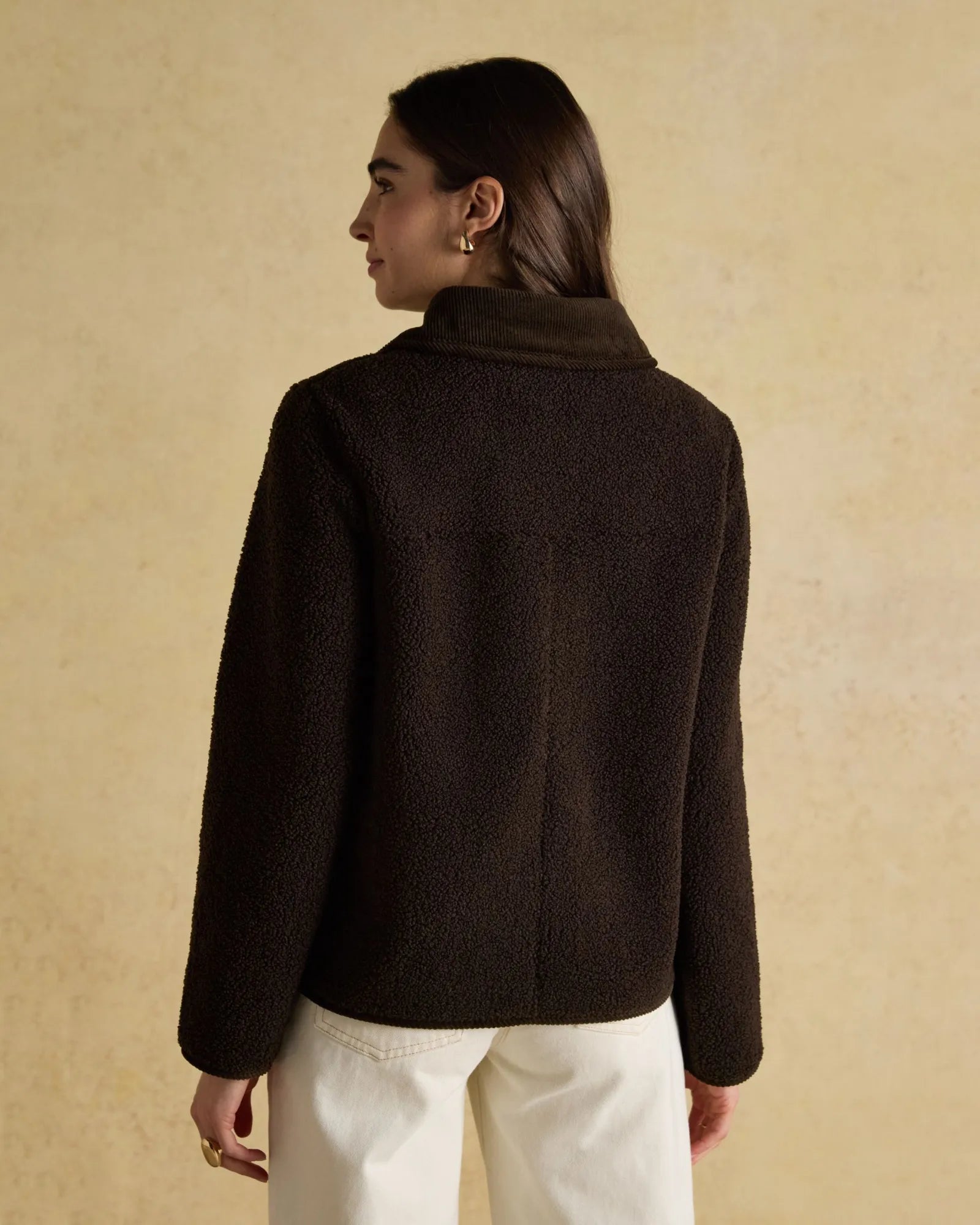 Sadie Fleece Jacket - Chocolate