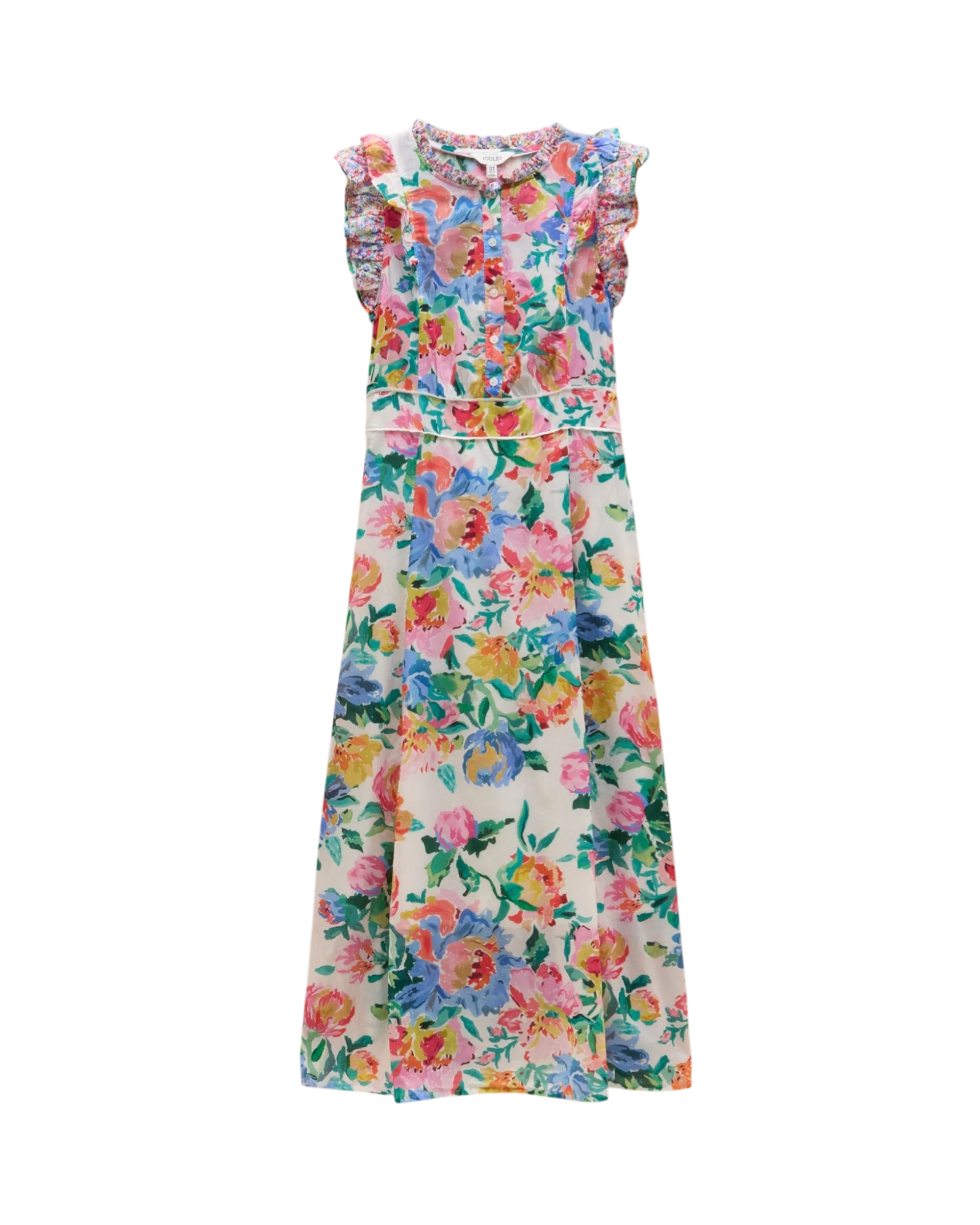 Samantha Dress - Multi/White Floral