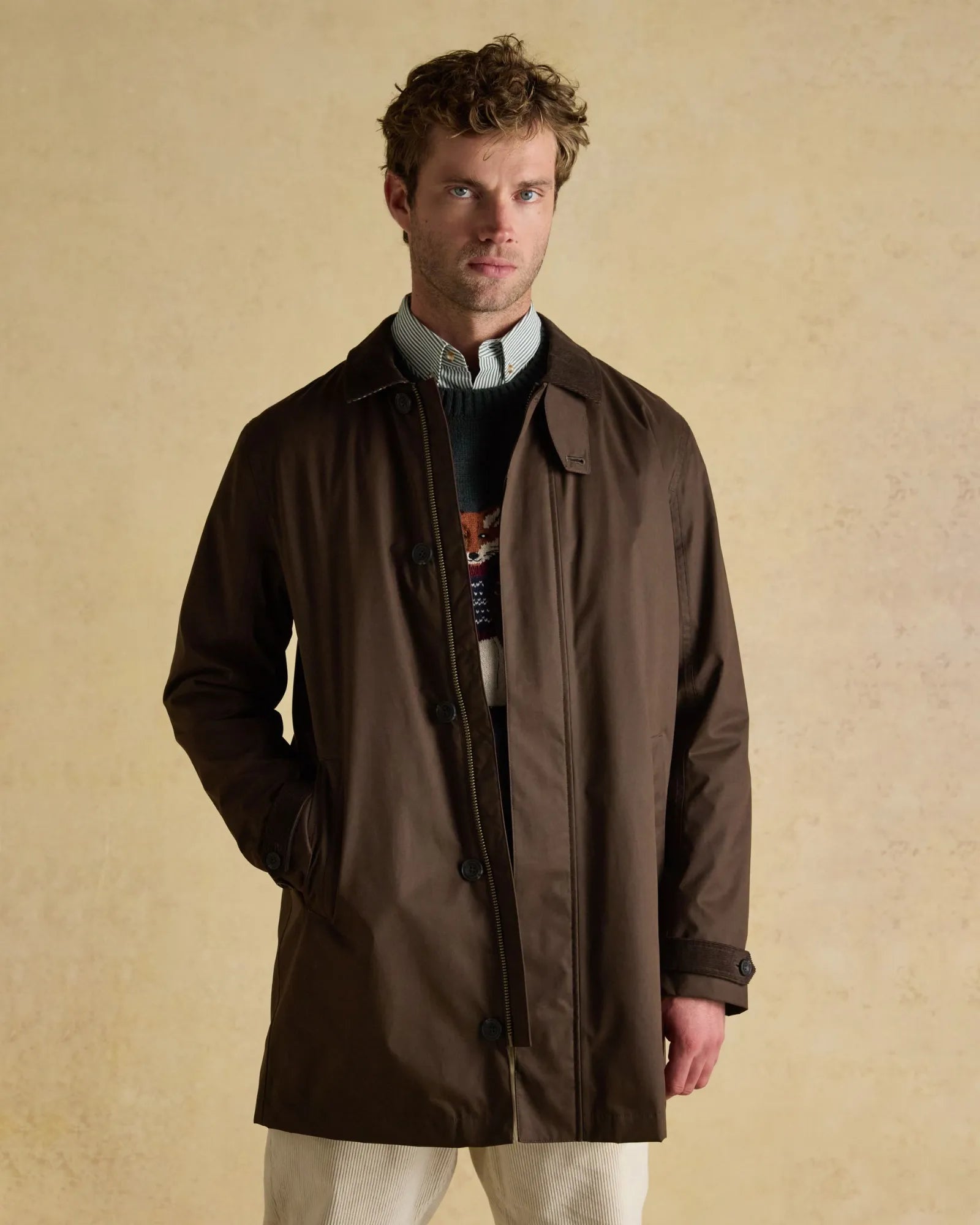 Sandford Raincoat - Brown
