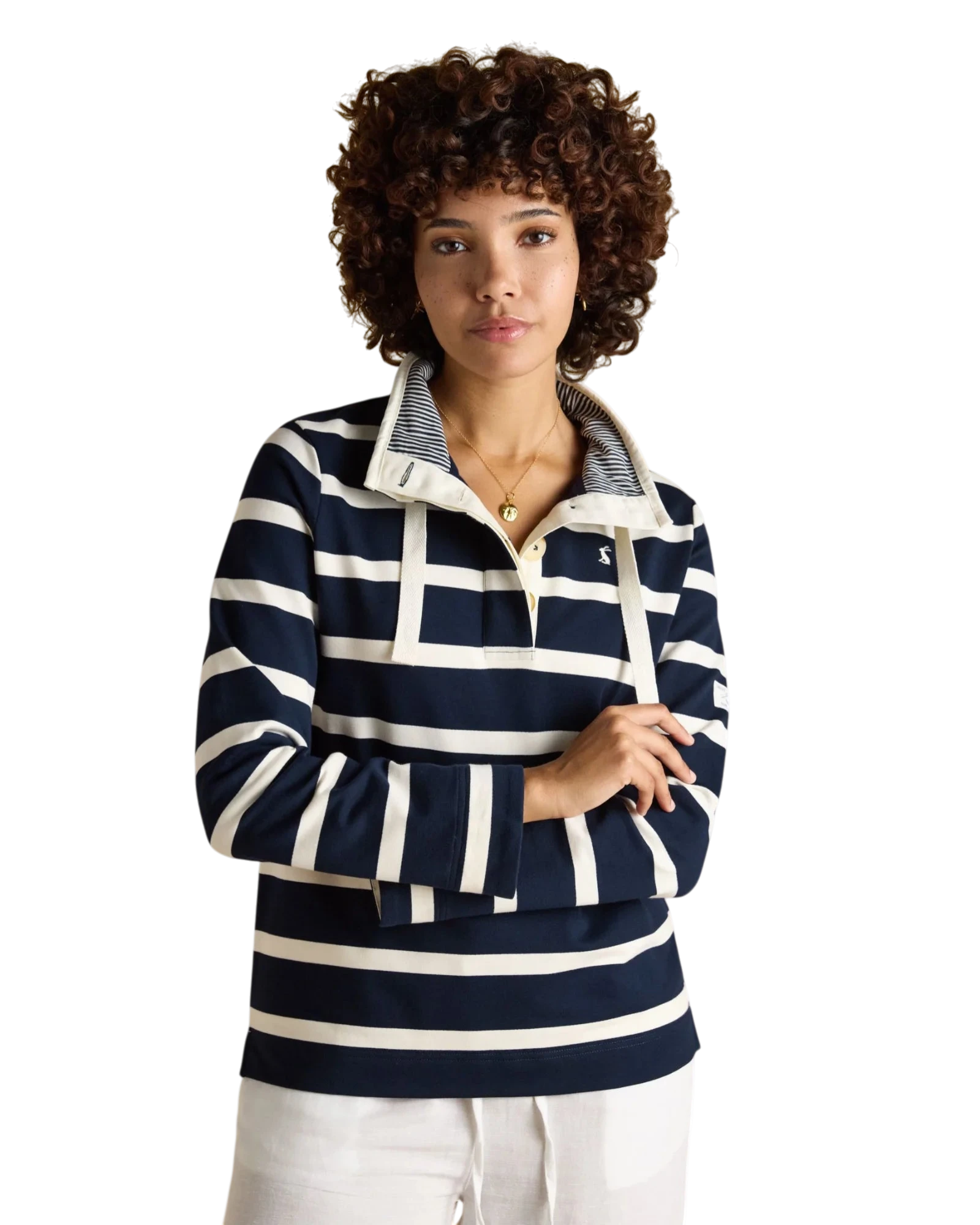 Saunton Sweatshirt - Navy/White