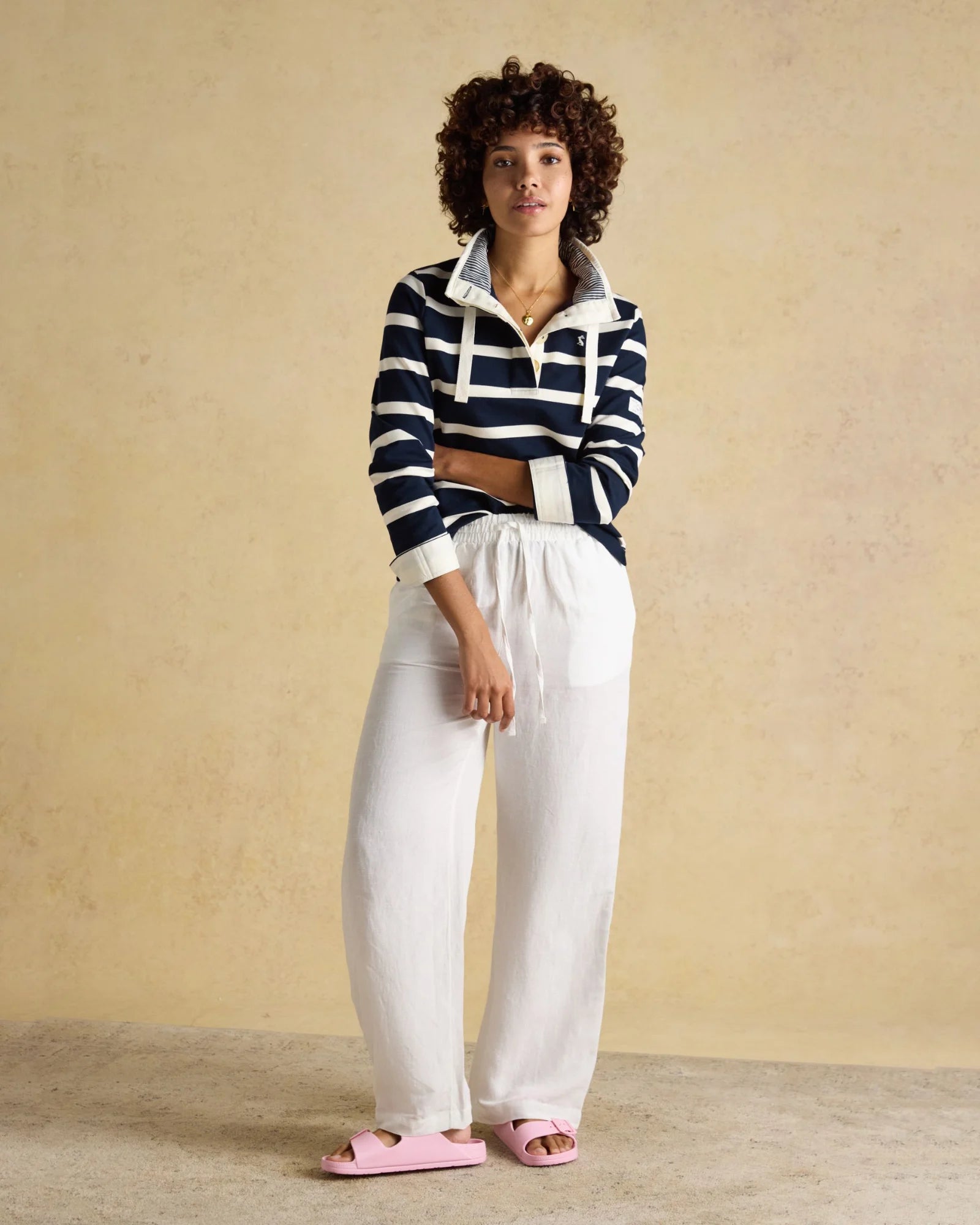 Saunton Sweatshirt - Navy/White