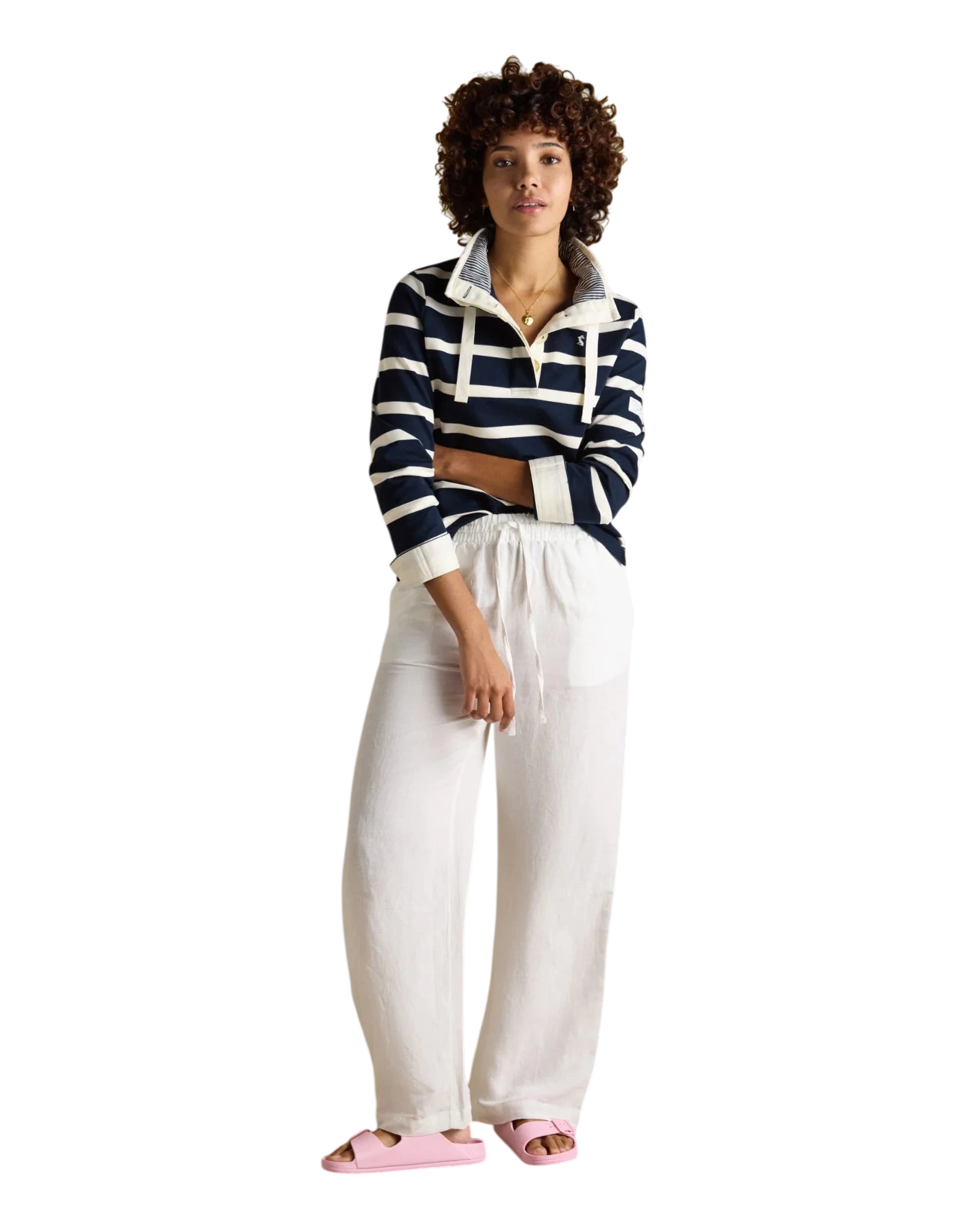 Saunton Sweatshirt - Navy/White