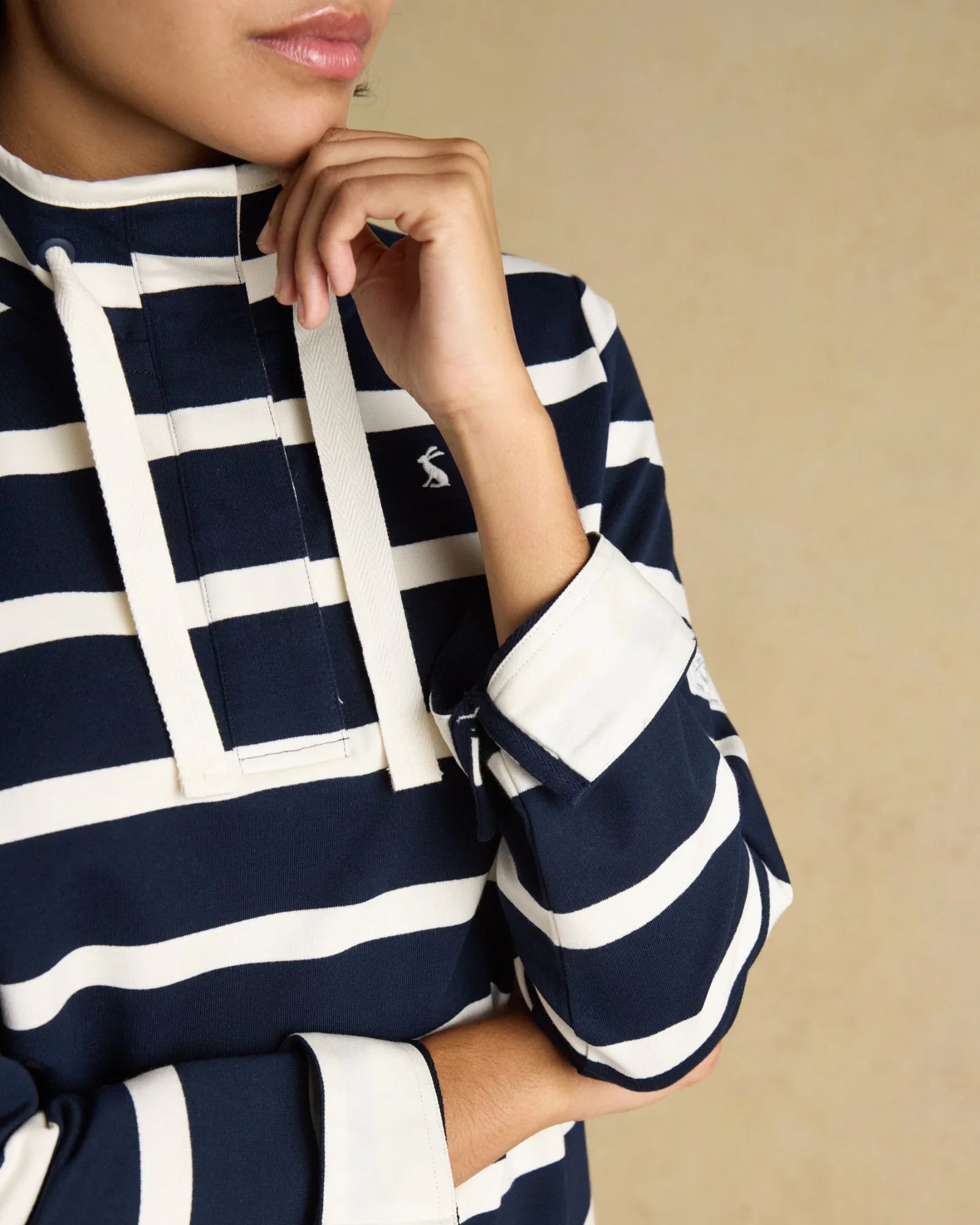 Saunton Sweatshirt - Navy/White