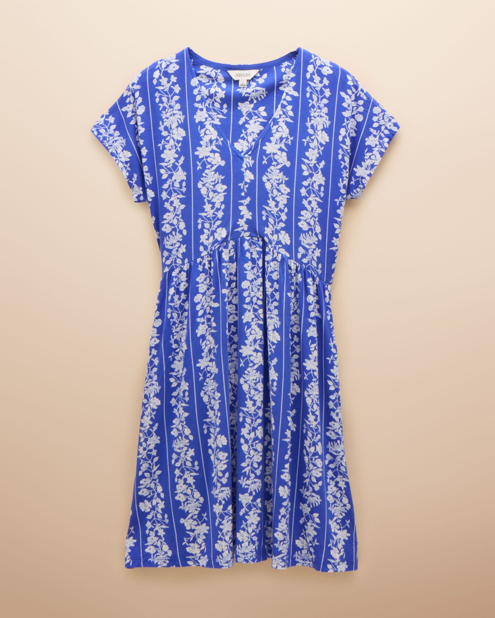 Short Nia Dress - Blue Floral