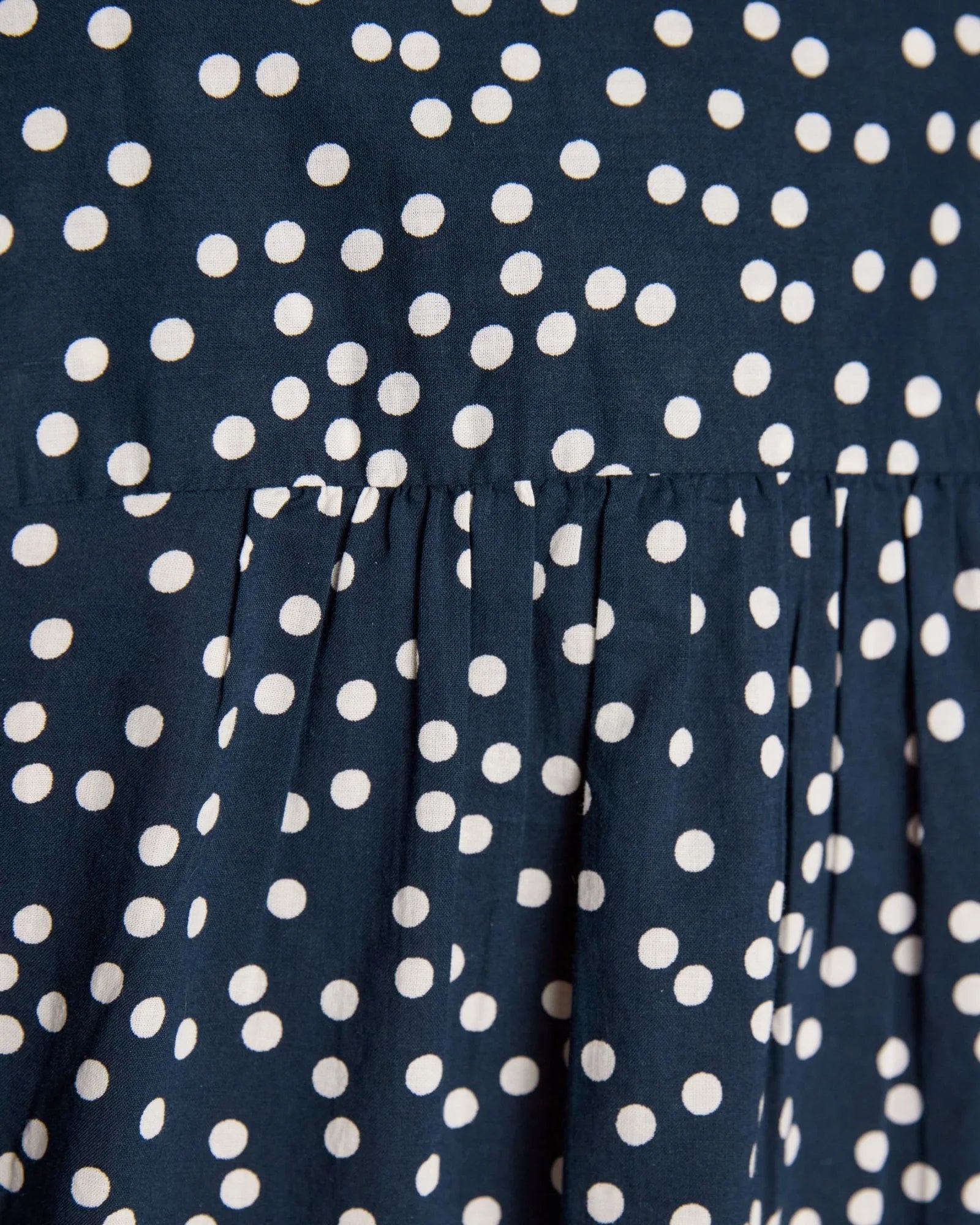 Silvia Long Sleeve Blouse - Navy