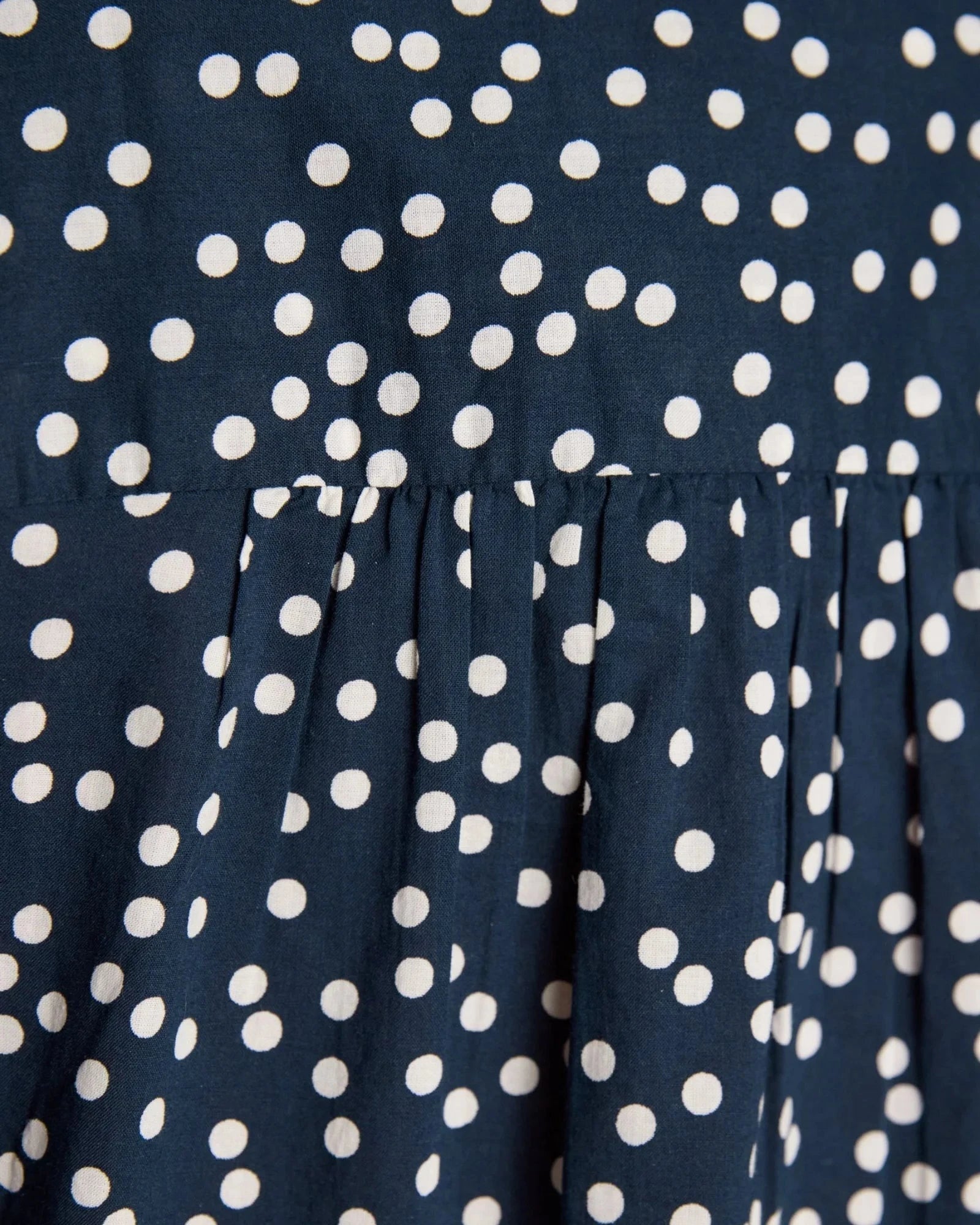 Silvia Long Sleeve Blouse - Navy