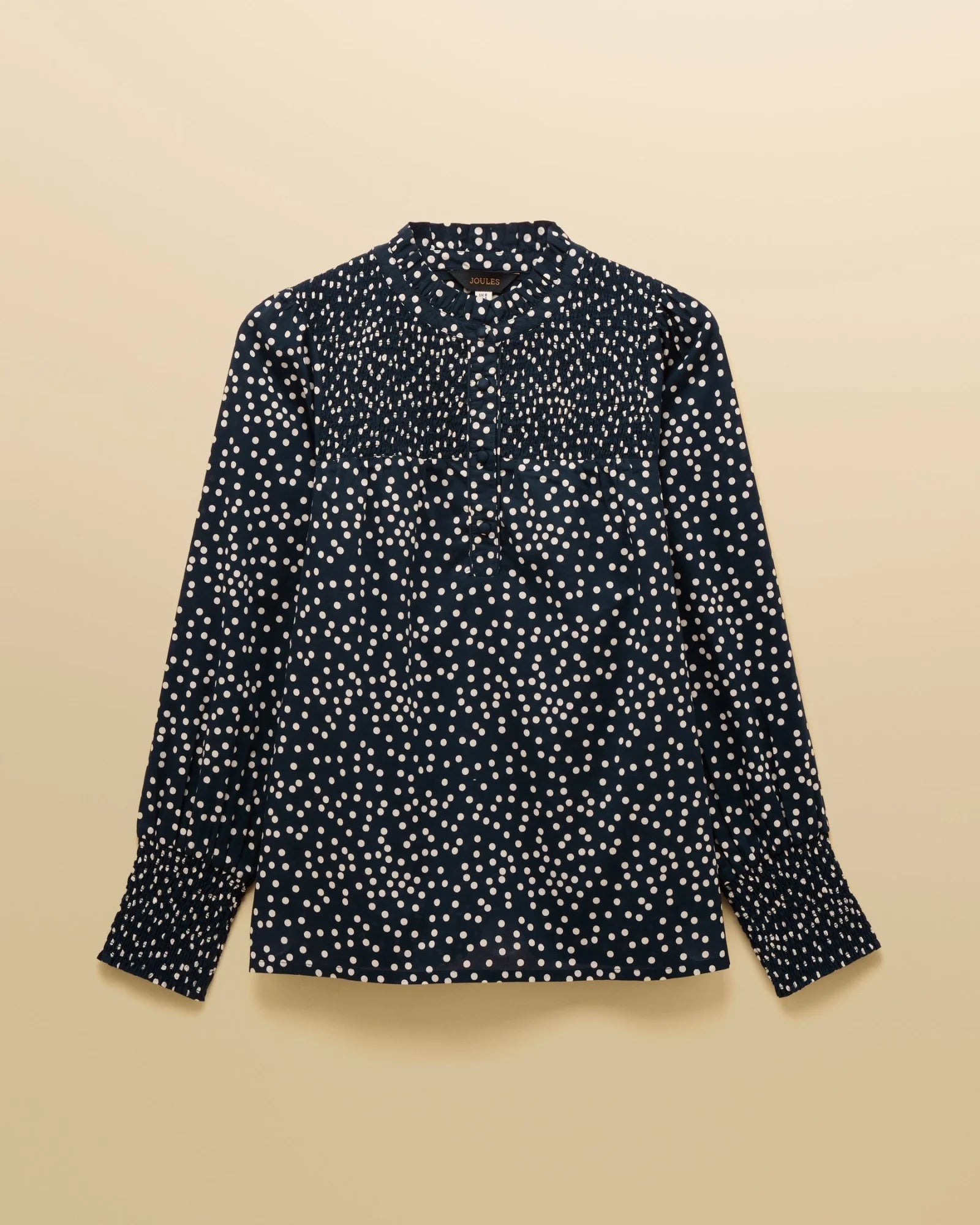 Silvia Long Sleeve Blouse - Navy