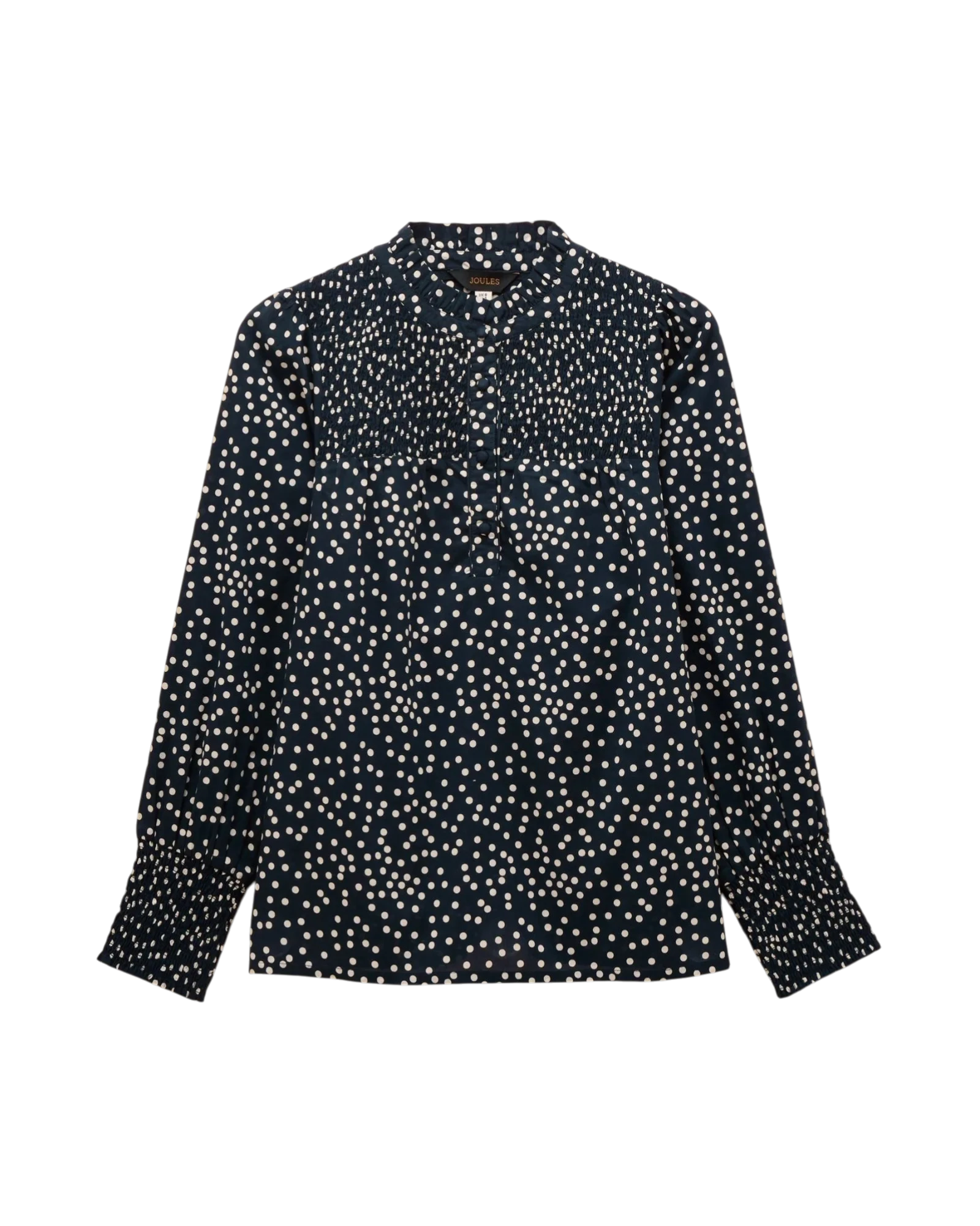 Silvia Long Sleeve Blouse - Navy