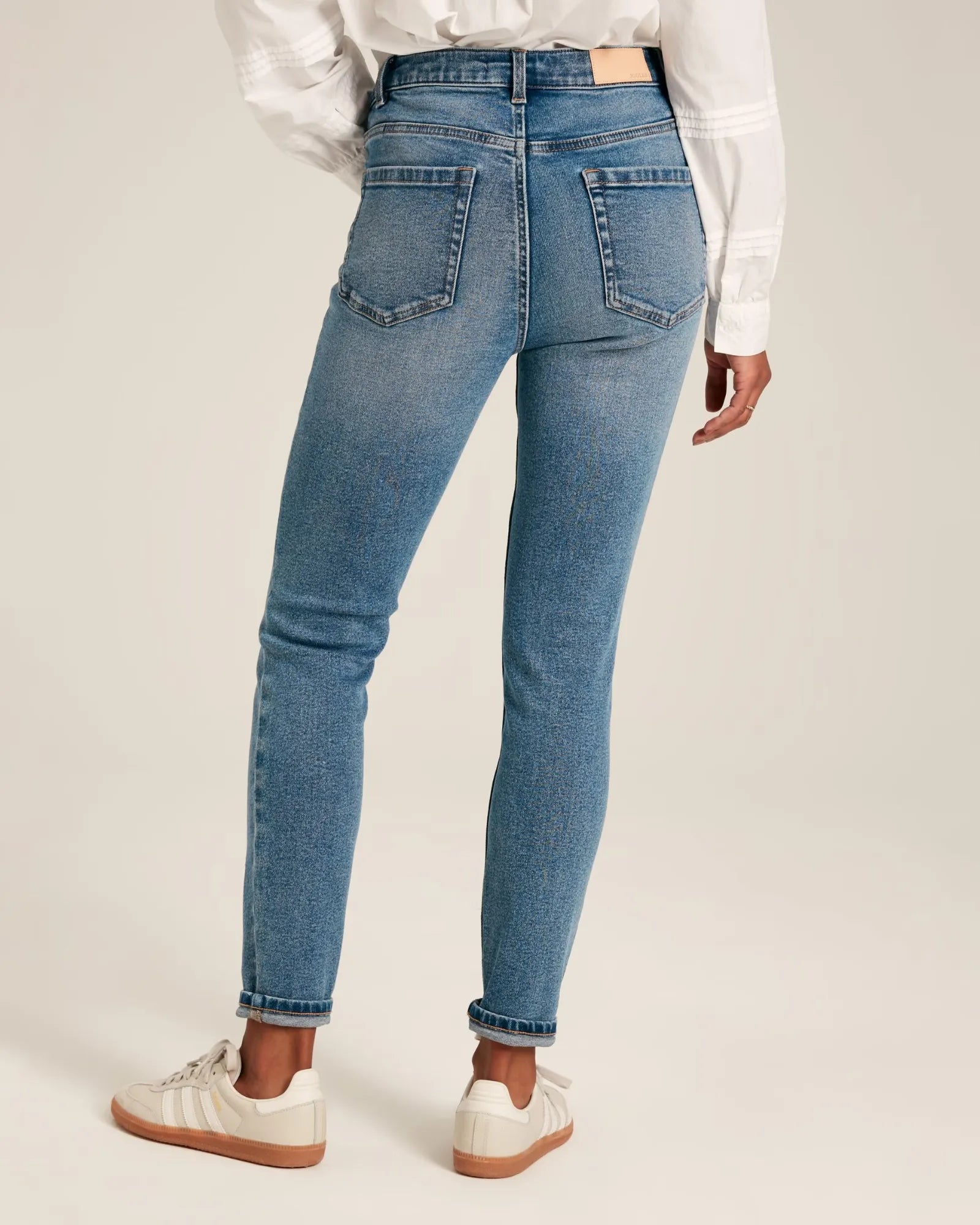 Mid Blue Skinny Fit Jeans