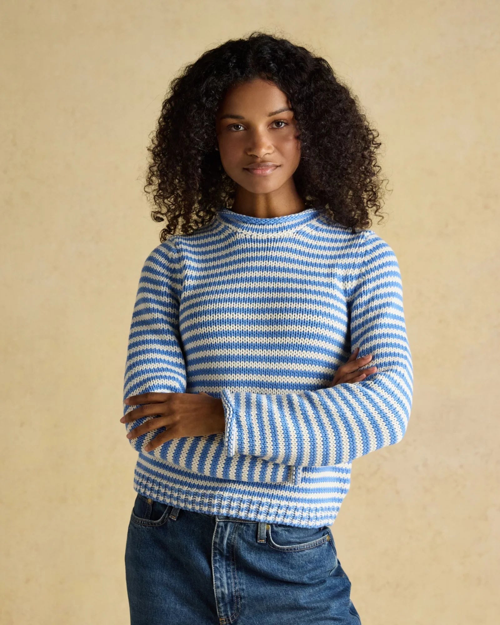 Skye Jumper - Blue/White