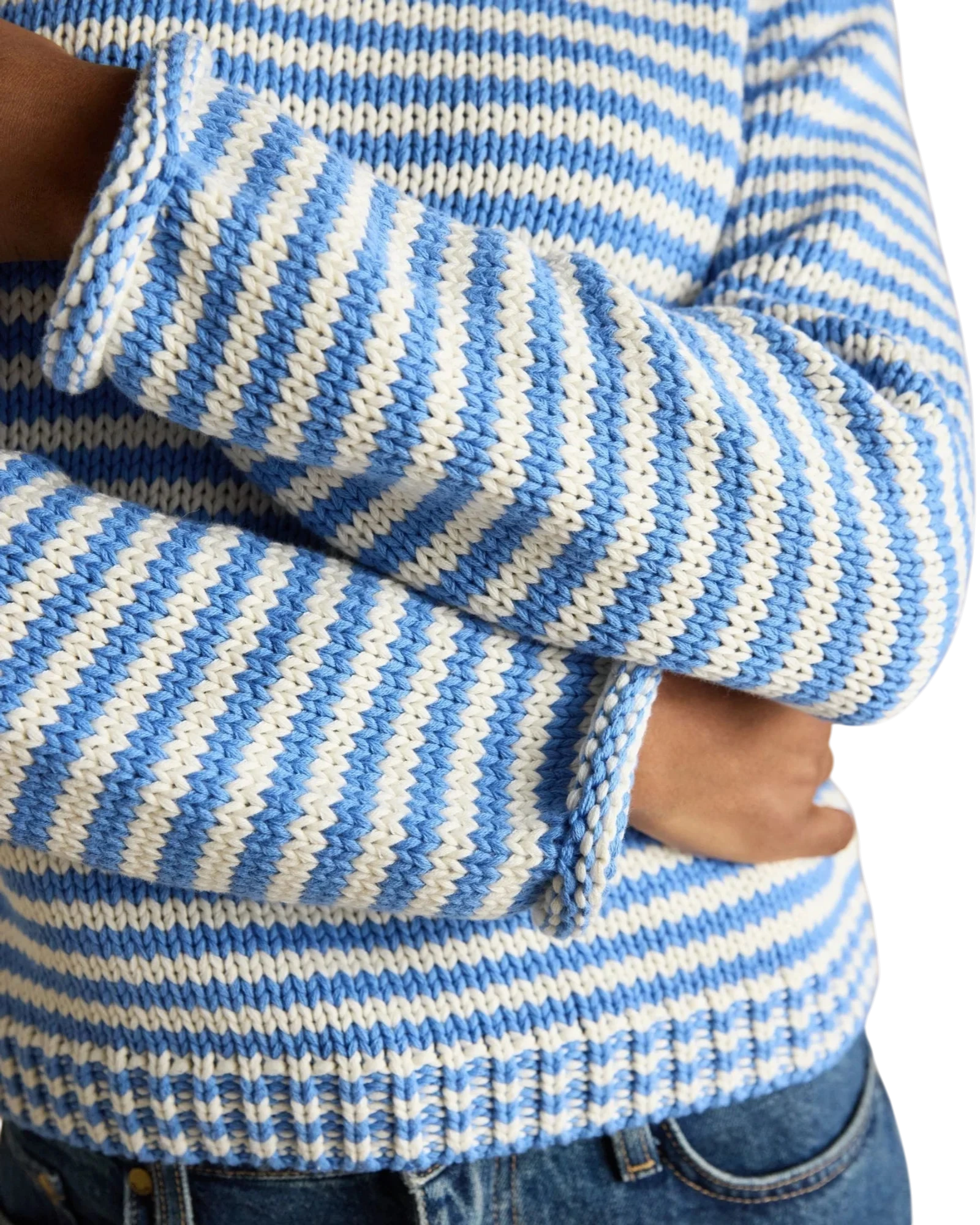Skye Jumper - Blue/White
