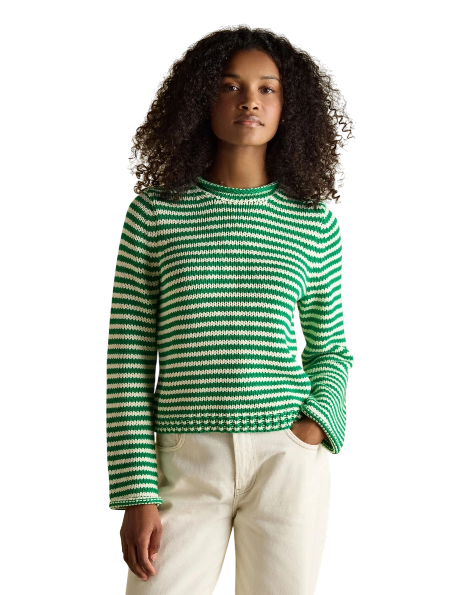 Skye Jumper - Green/White