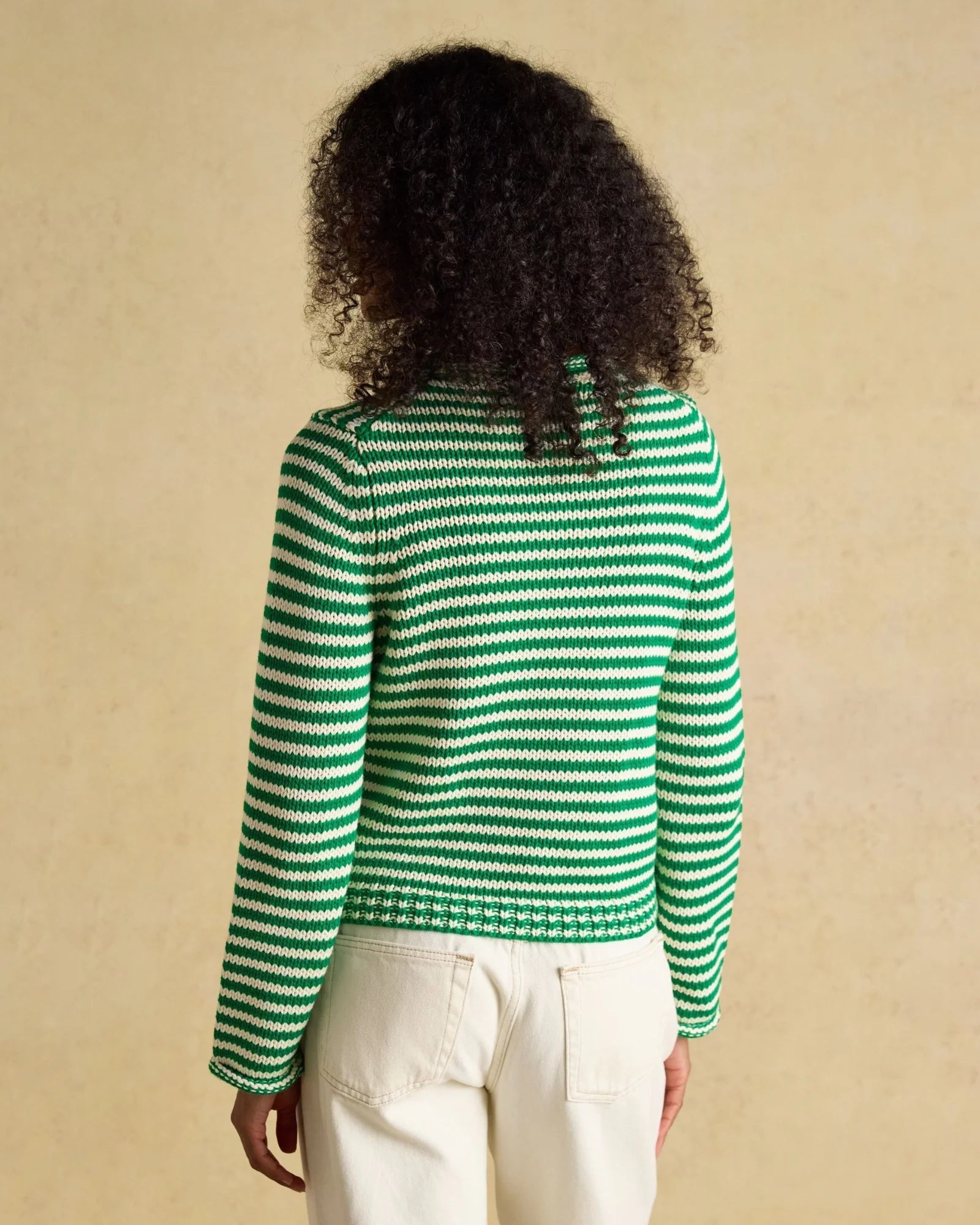 Skye Jumper - Green/White