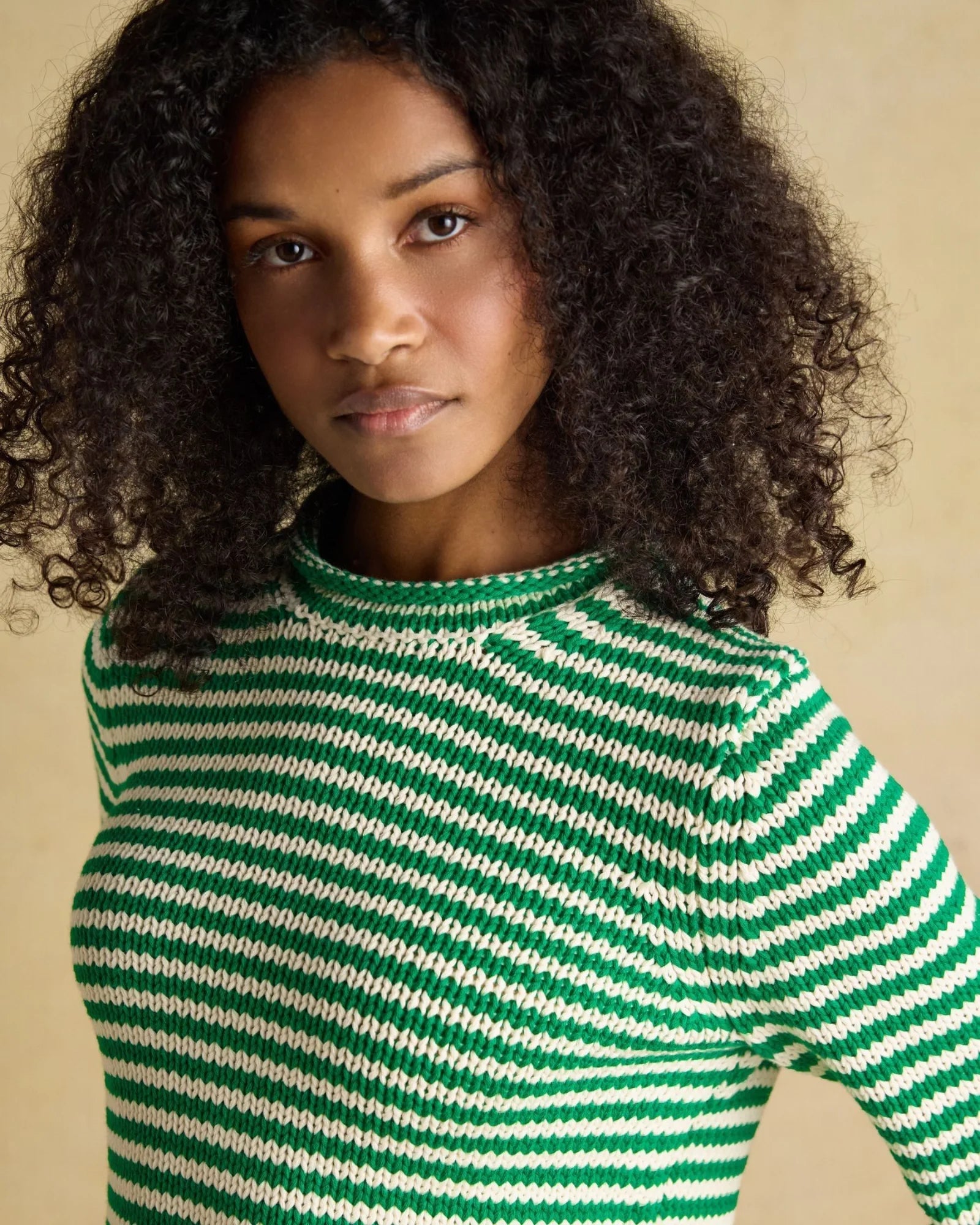 Skye Jumper - Green/White