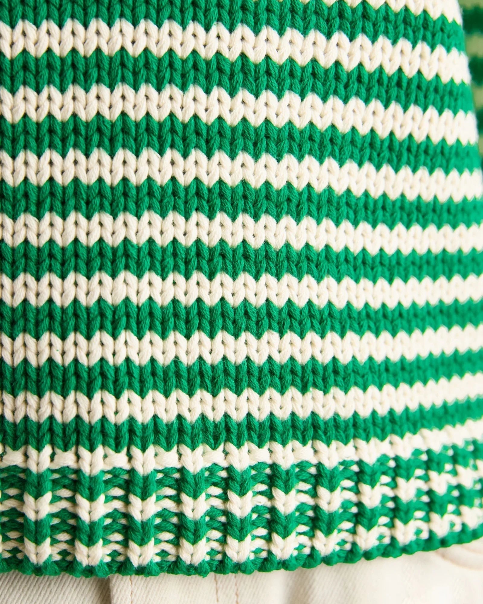Skye Jumper - Green/White