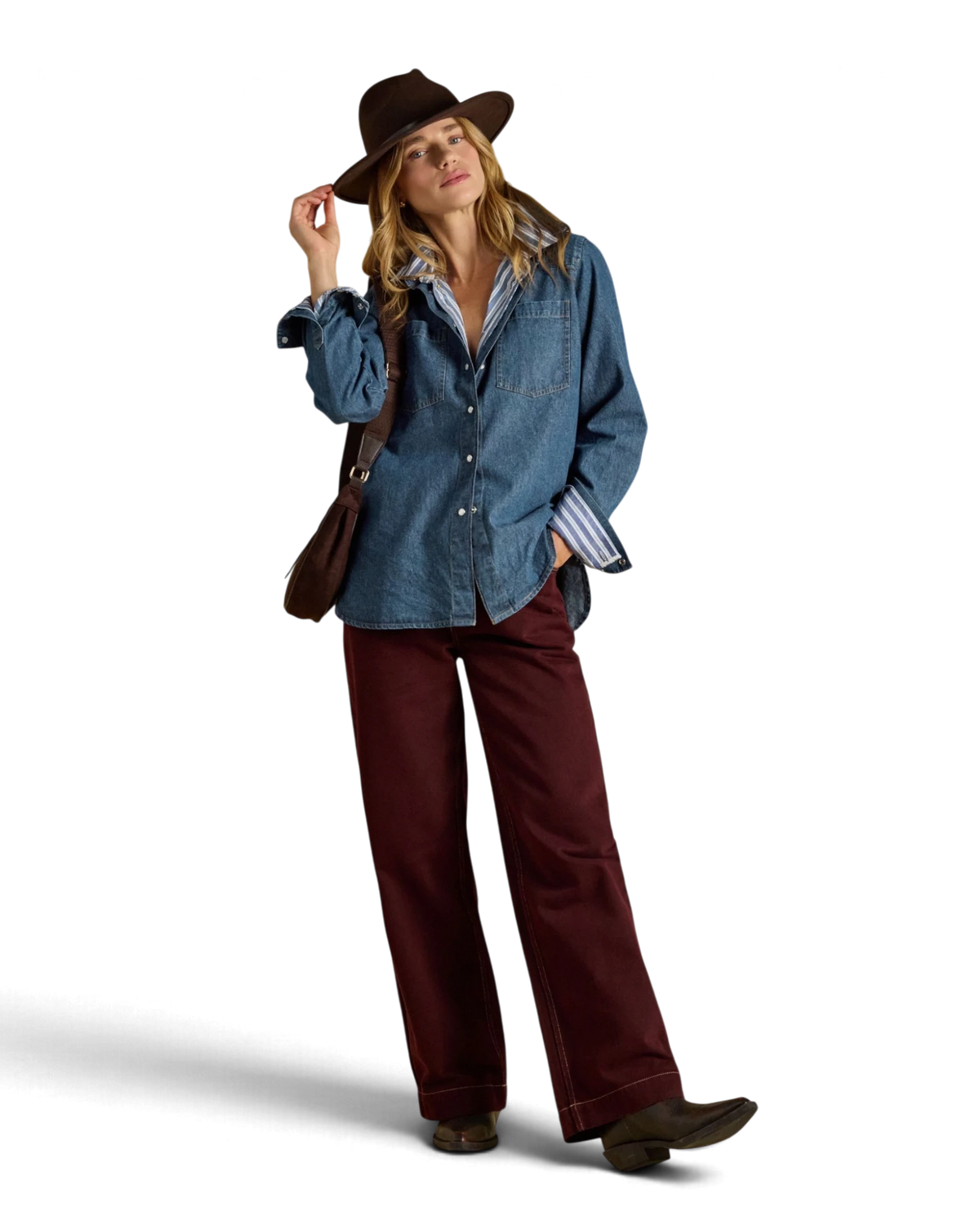 Western Shirt - Mid Wash