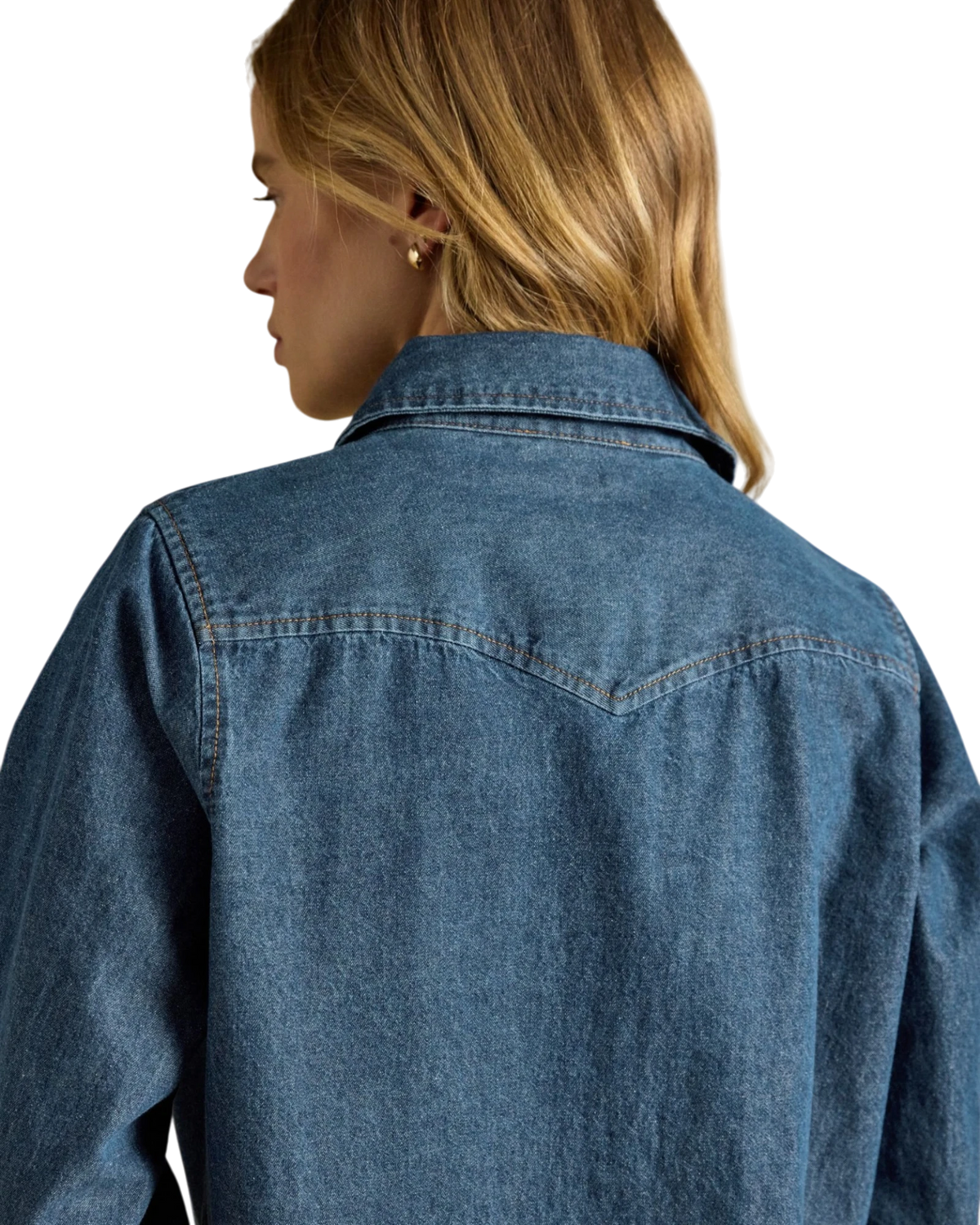Western Shirt - Mid Wash