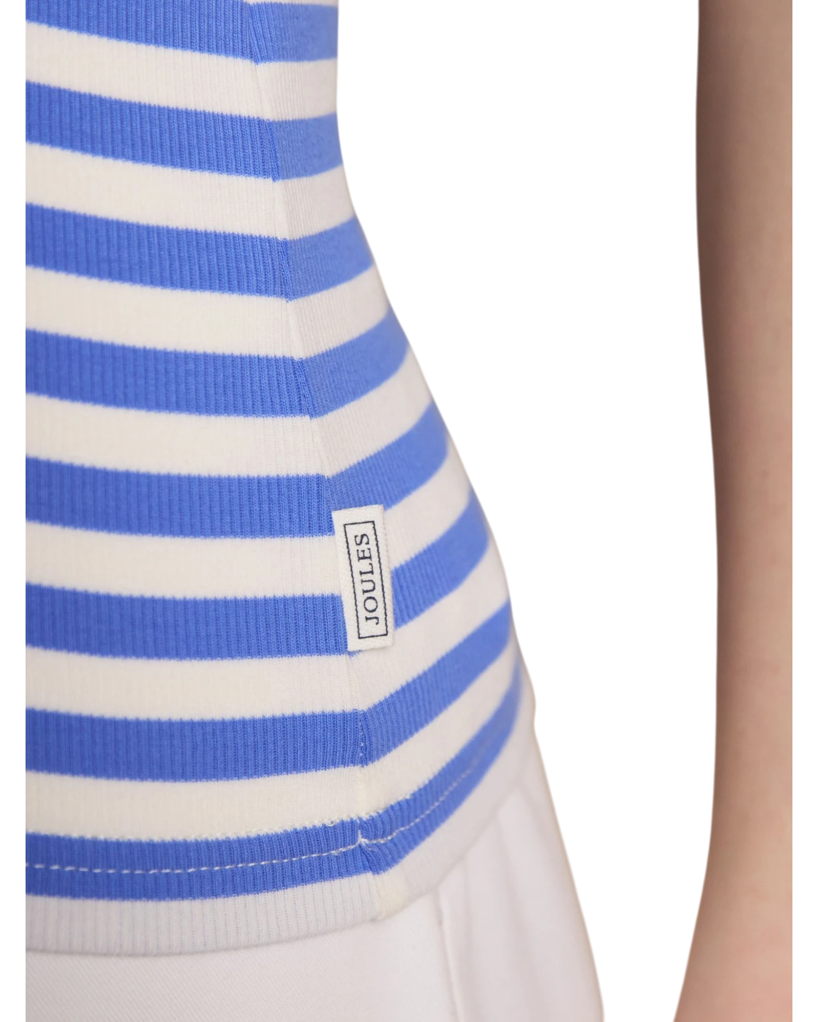 Sofia Vest - Blue & White Stripe