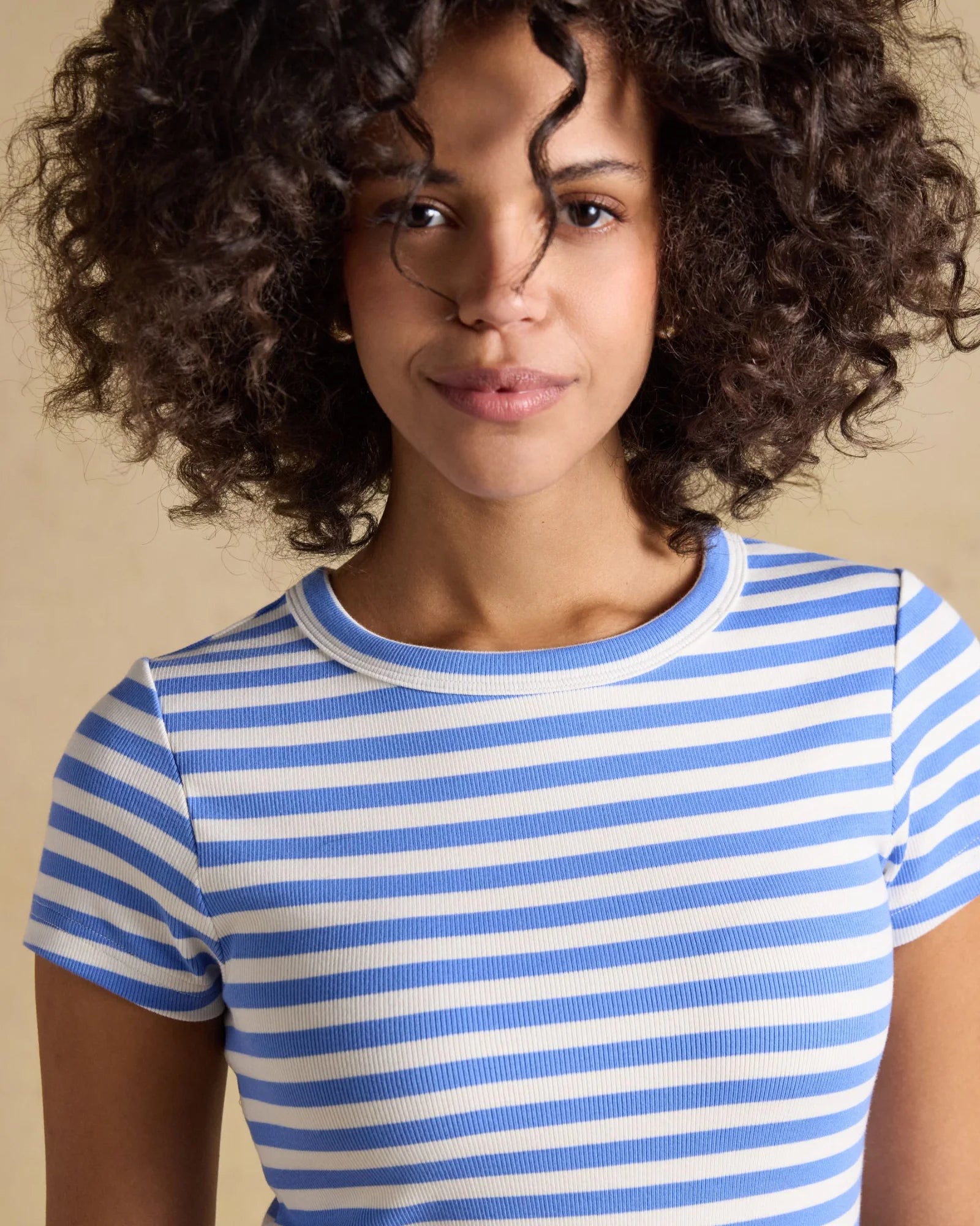 Sophie Short Sleeve T-Shirt - Blue Stripe