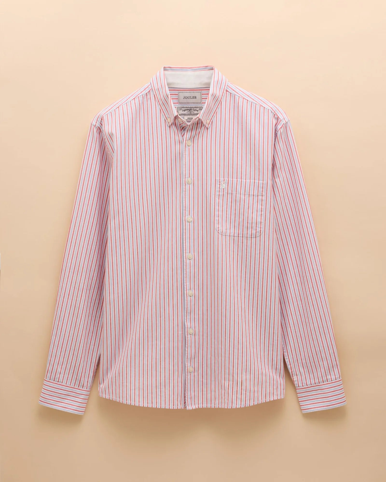 Stripe Oxford Shirt - Red/Blue