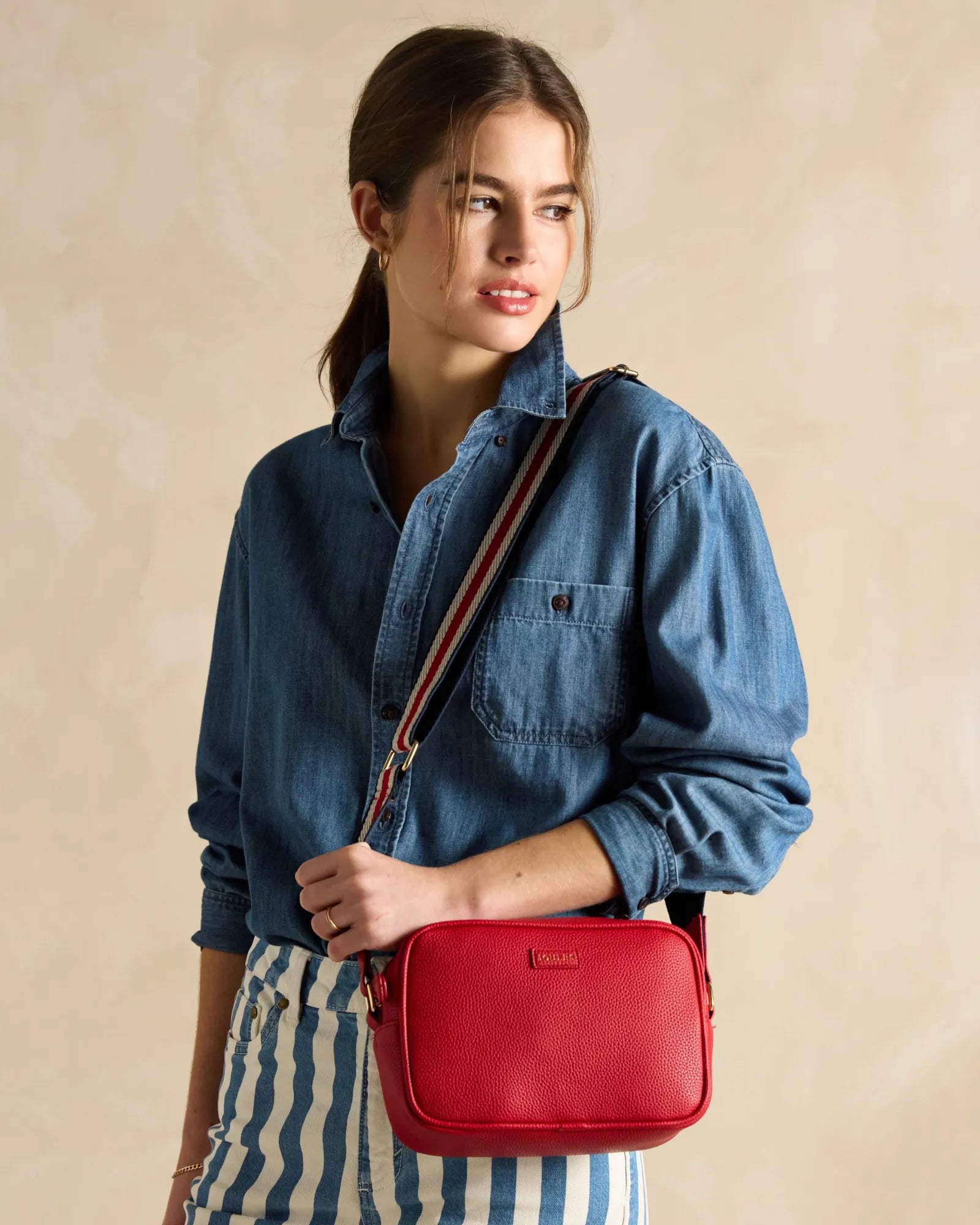 Trent Cross Body Bag - Red