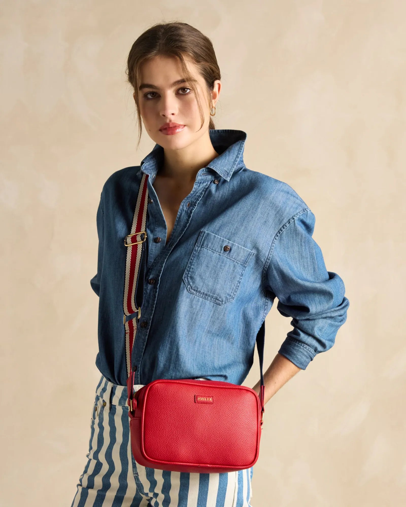 Trent Cross Body Bag - Red