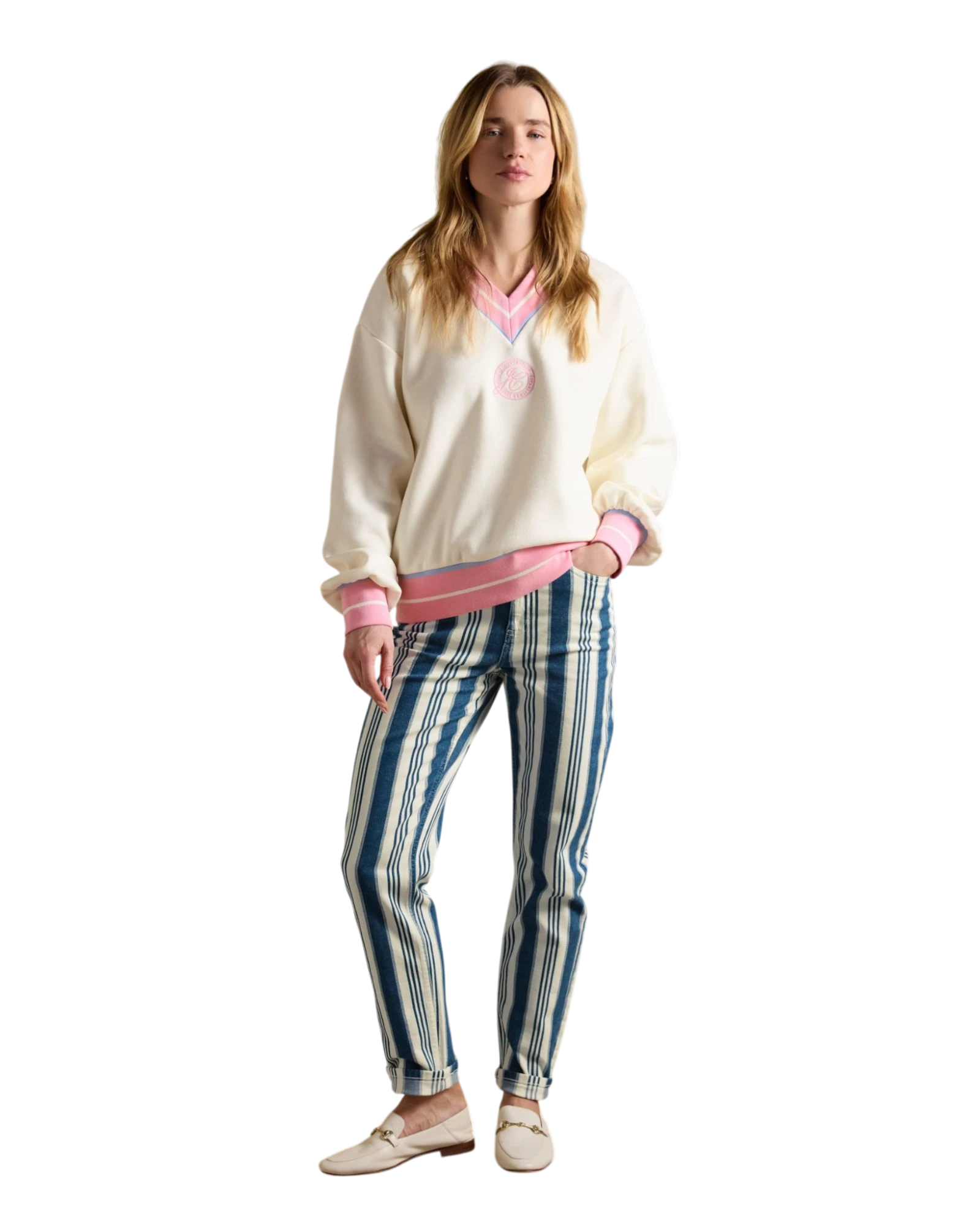 Varsity Sweatshirt - Cream