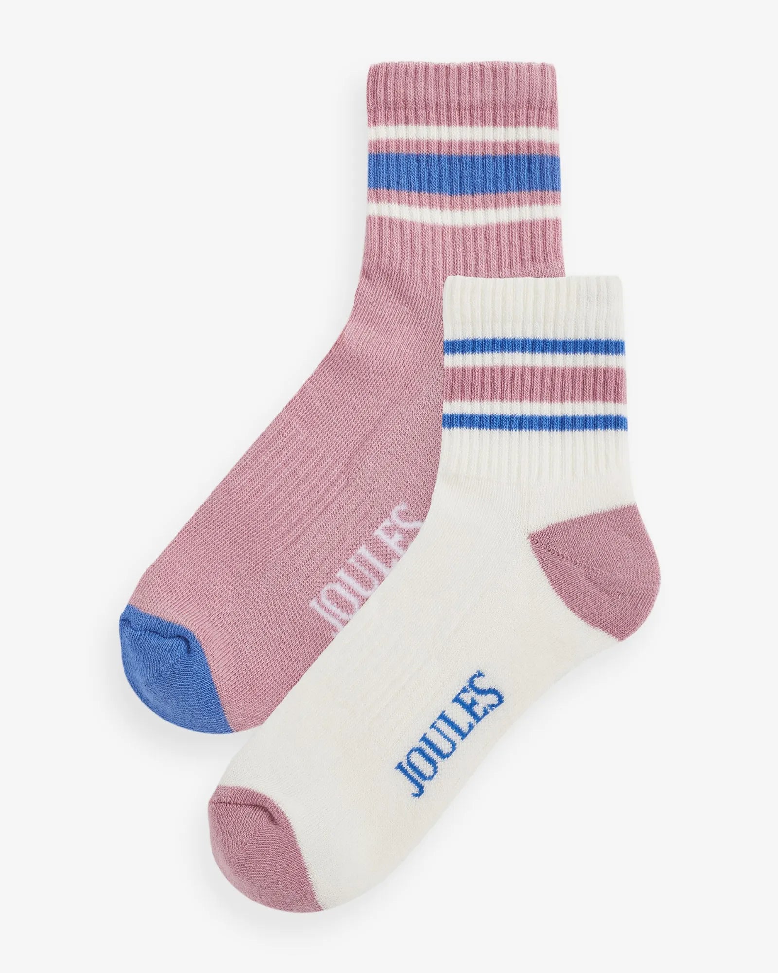 Volley Pink/White Tennis Socks 2pk