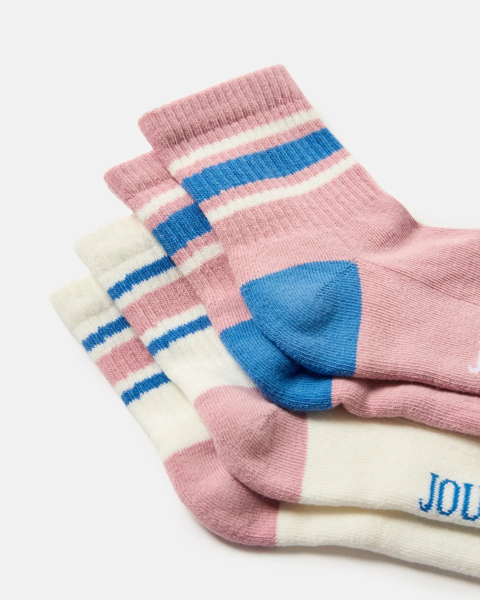 Volley Pink/White Tennis Socks 2pk