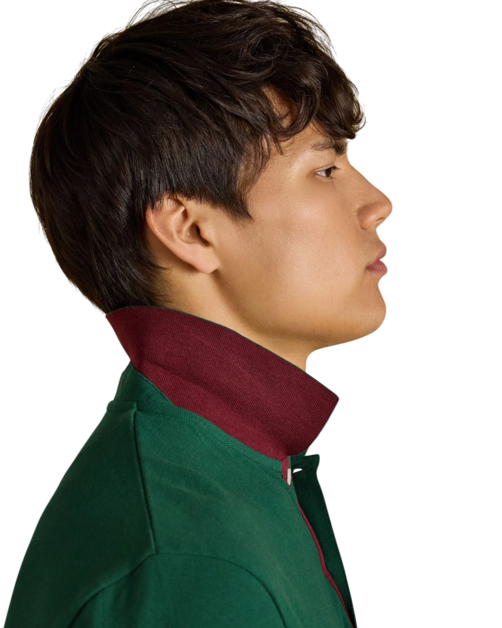 Woody Long Sleeve Polo Shirt - Dark Green