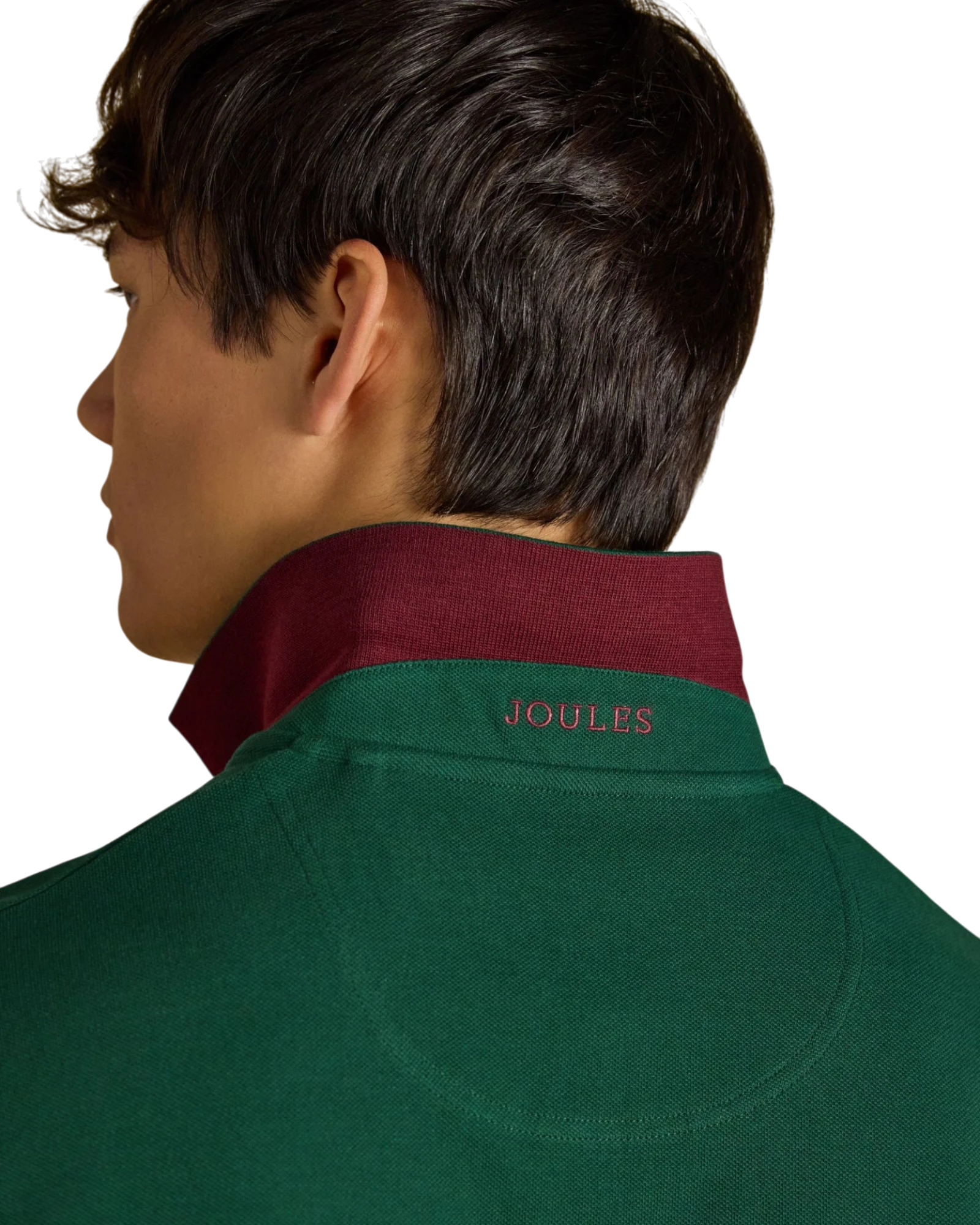 Woody Long Sleeve Polo Shirt - Dark Green