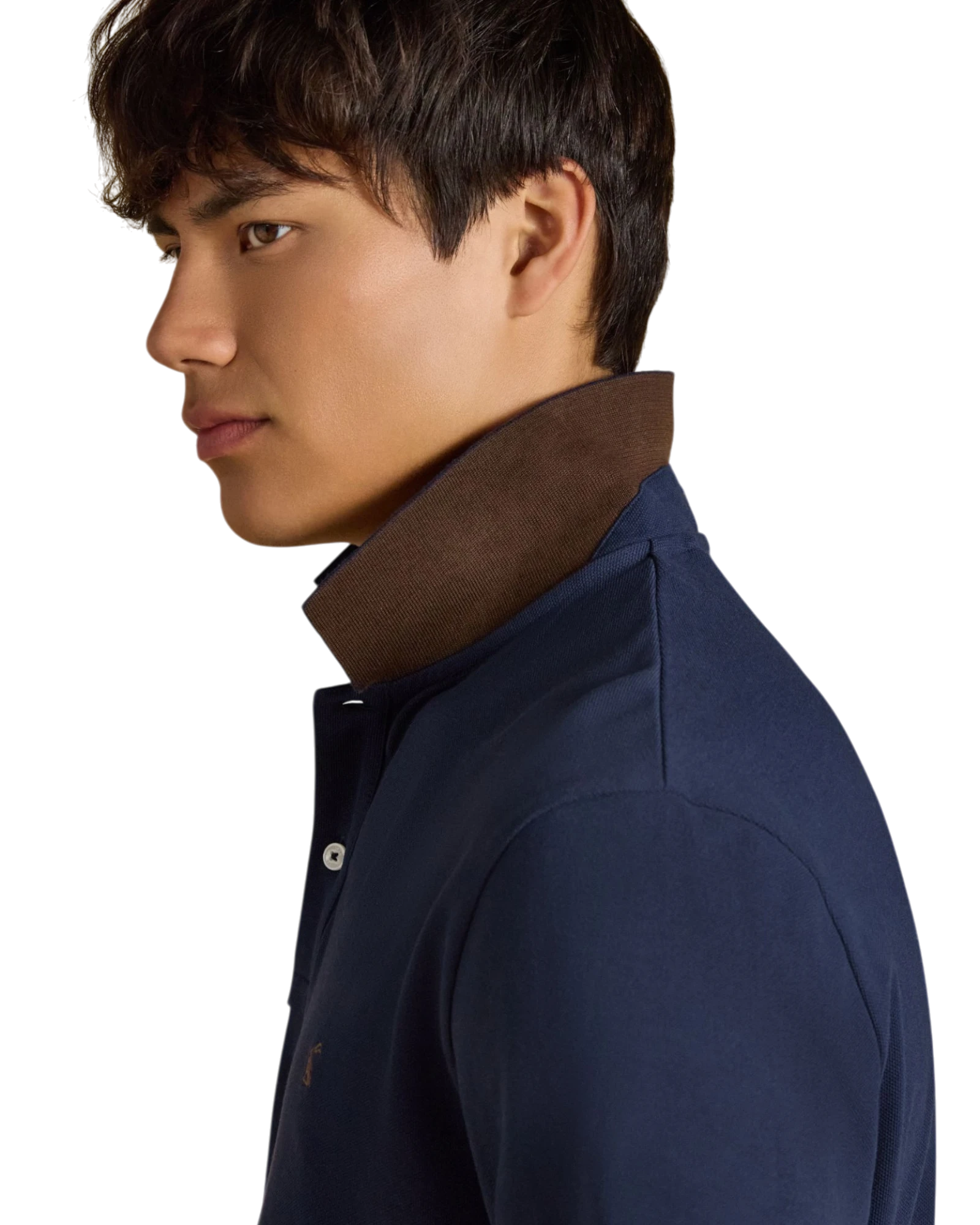 Woody Long Sleeve Polo Shirt - Navy